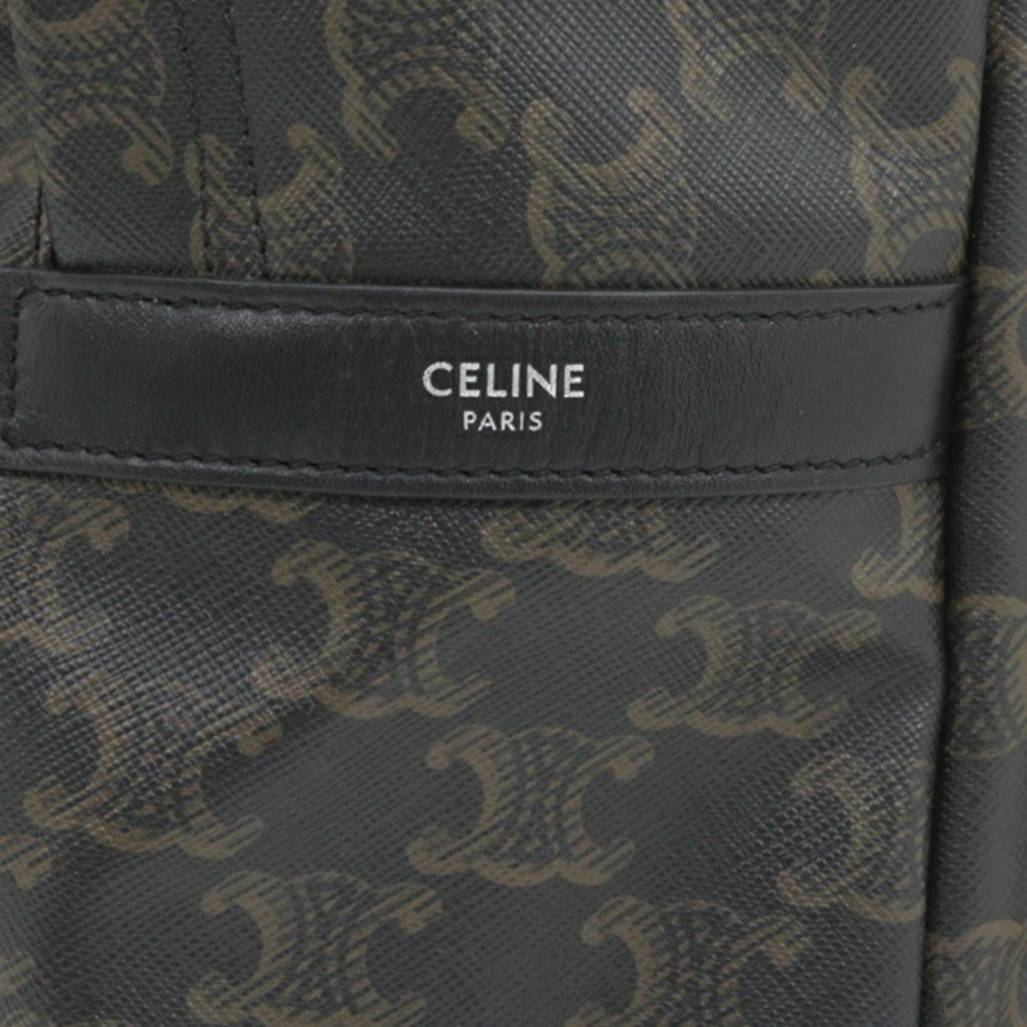 Coated Canvas Leather Backpack (Pre-Owned) - Celine - Modalova