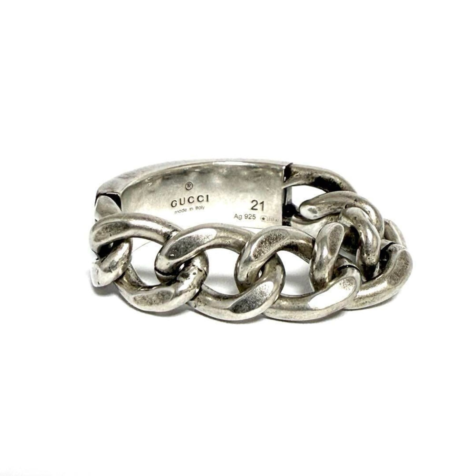 Silver 925 Band Ring (Pre-Owned) - Gucci - Modalova