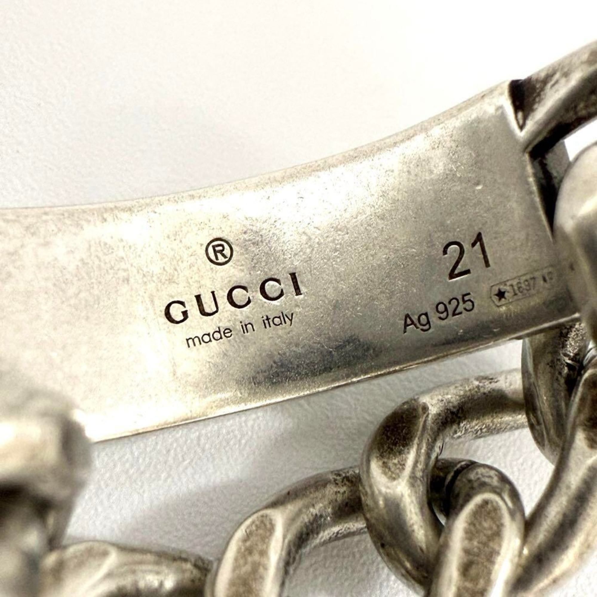 Silver 925 Band Ring (Pre-Owned) - Gucci - Modalova