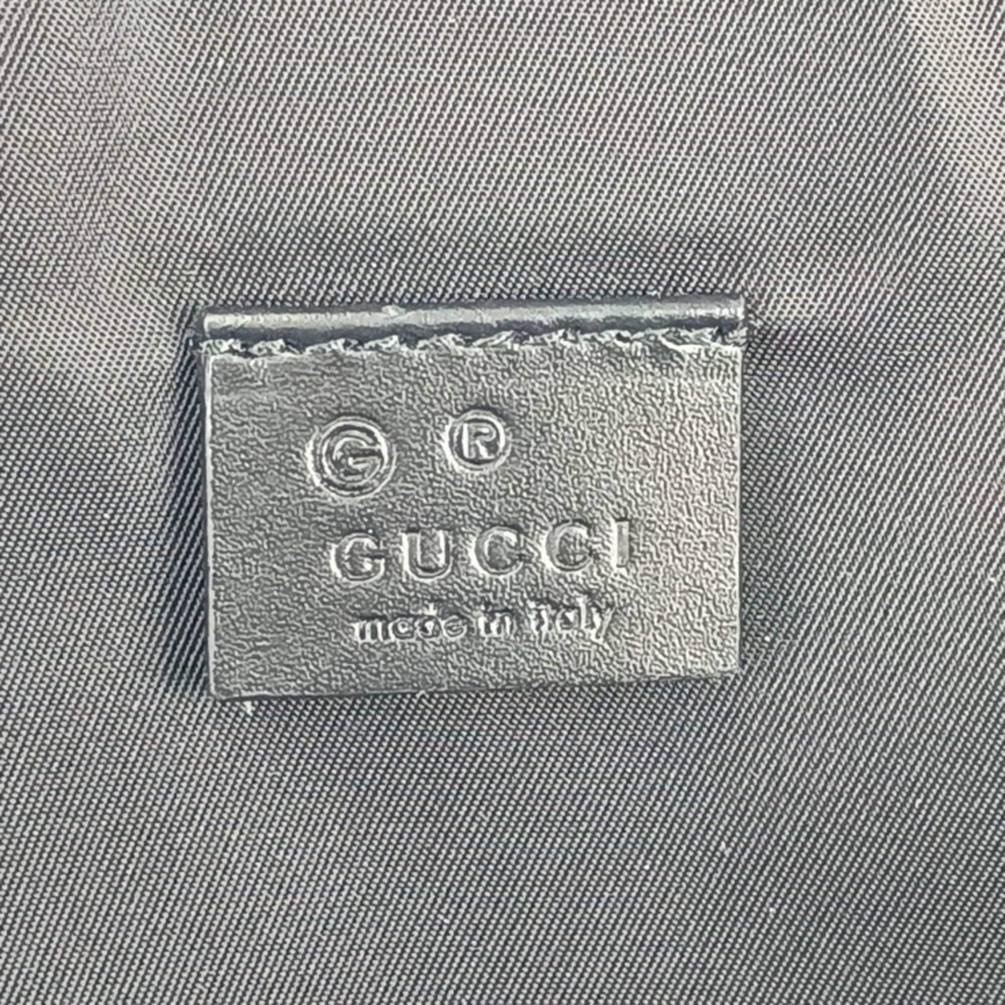 Canvas Leather Backpack (Pre-Owned) - Gucci - Modalova