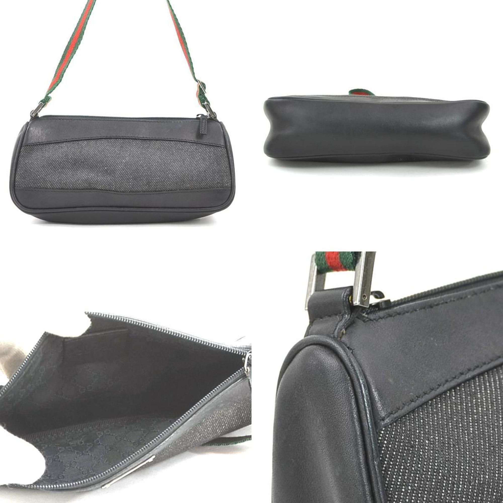 Leather Canvas Handbag (Pre-Owned) - Gucci - Modalova
