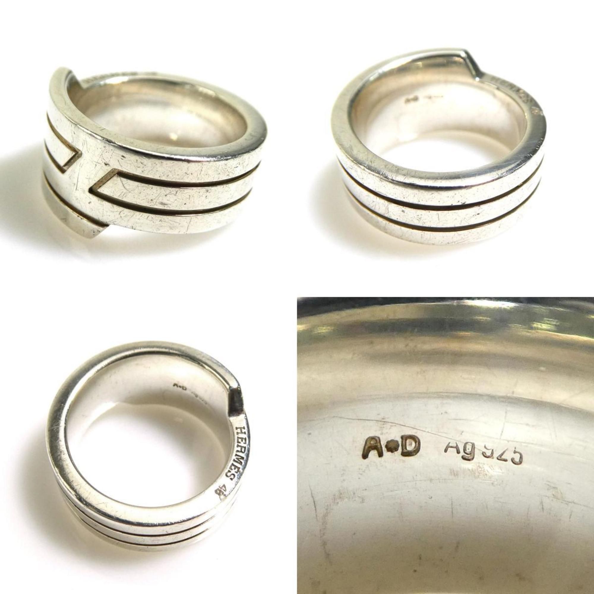 Silver 925 Band Ring (Pre-Owned) - Hermes - Modalova