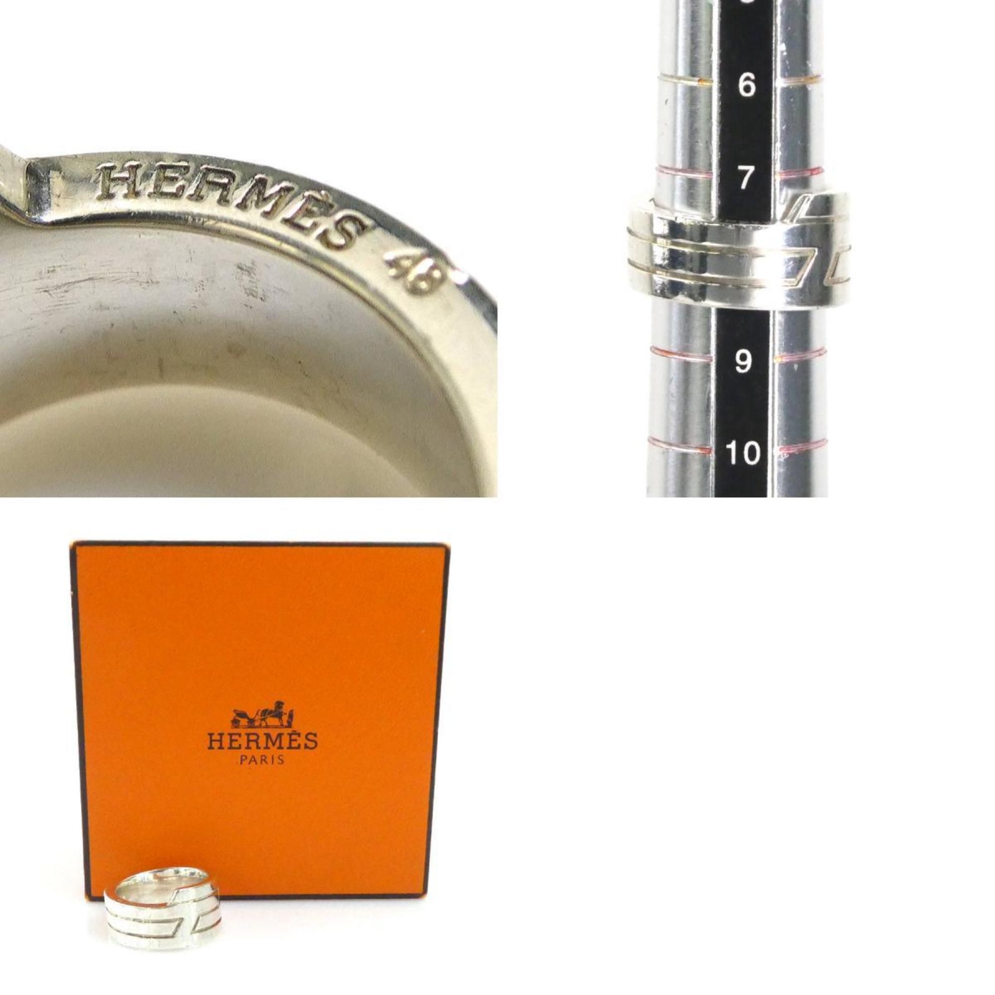 Silver 925 Band Ring (Pre-Owned) - Hermes - Modalova