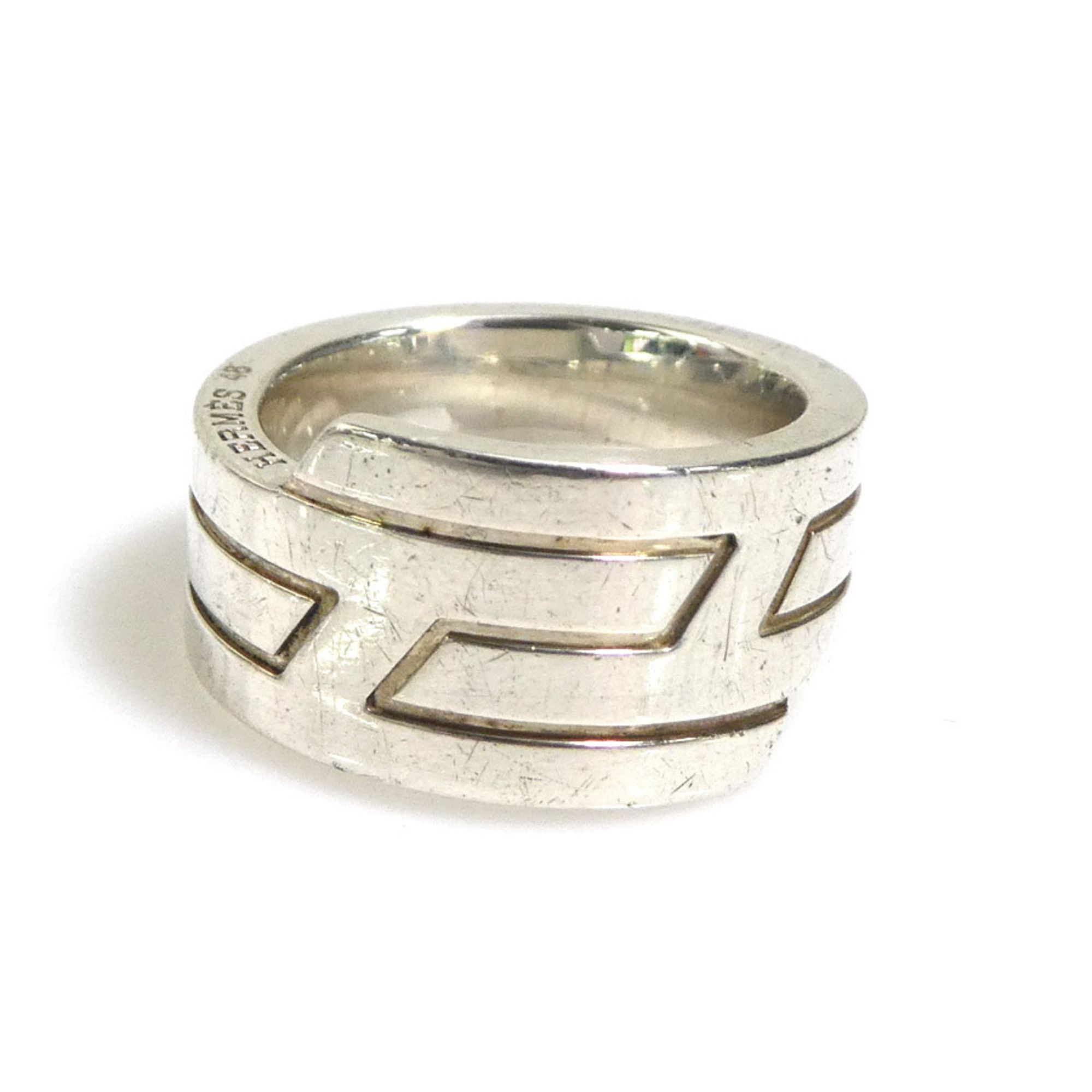 Silver 925 Band Ring (Pre-Owned) - Hermes - Modalova