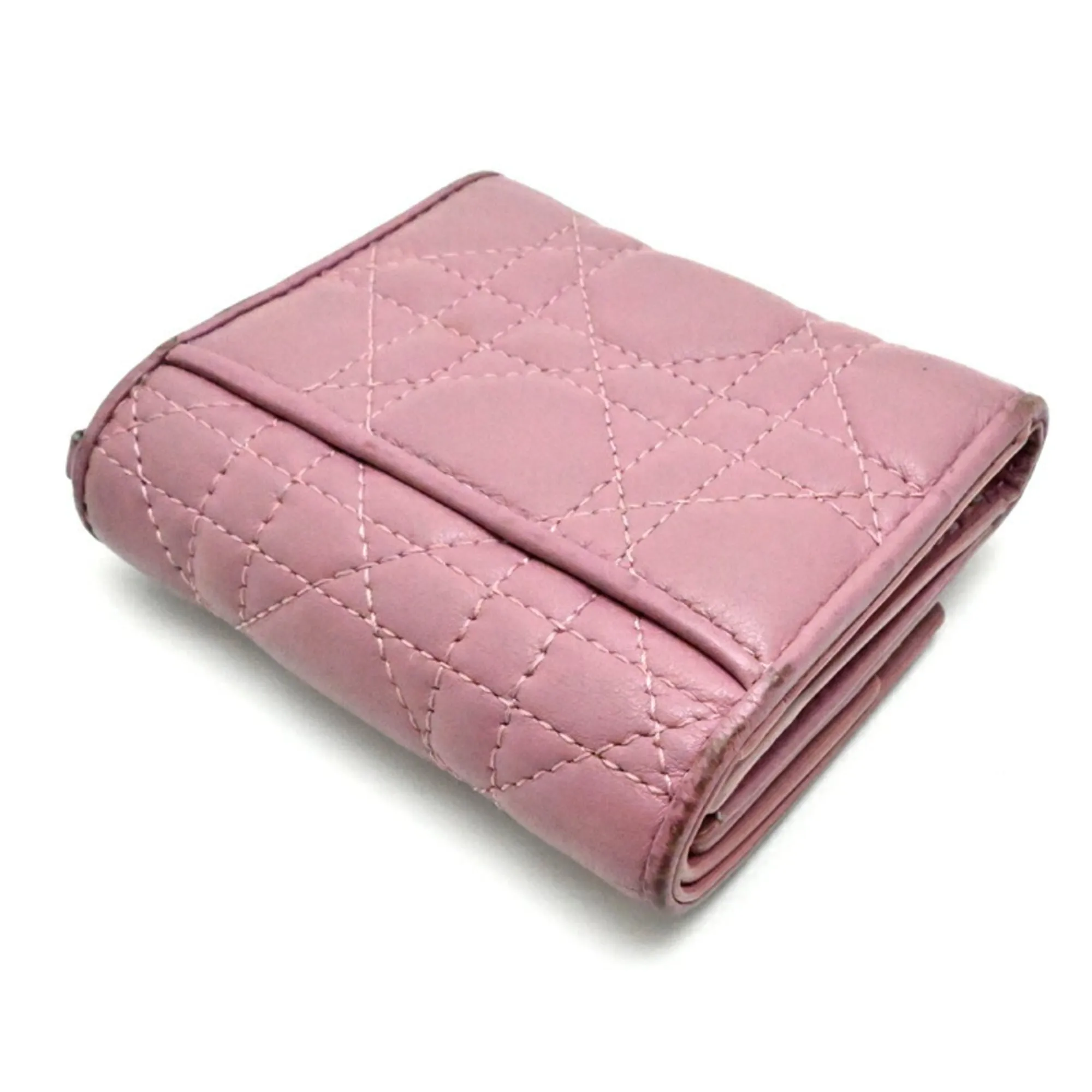 Leather Wallet (Tri-Fold) (Pre-Owned) - Christian Dior - Modalova