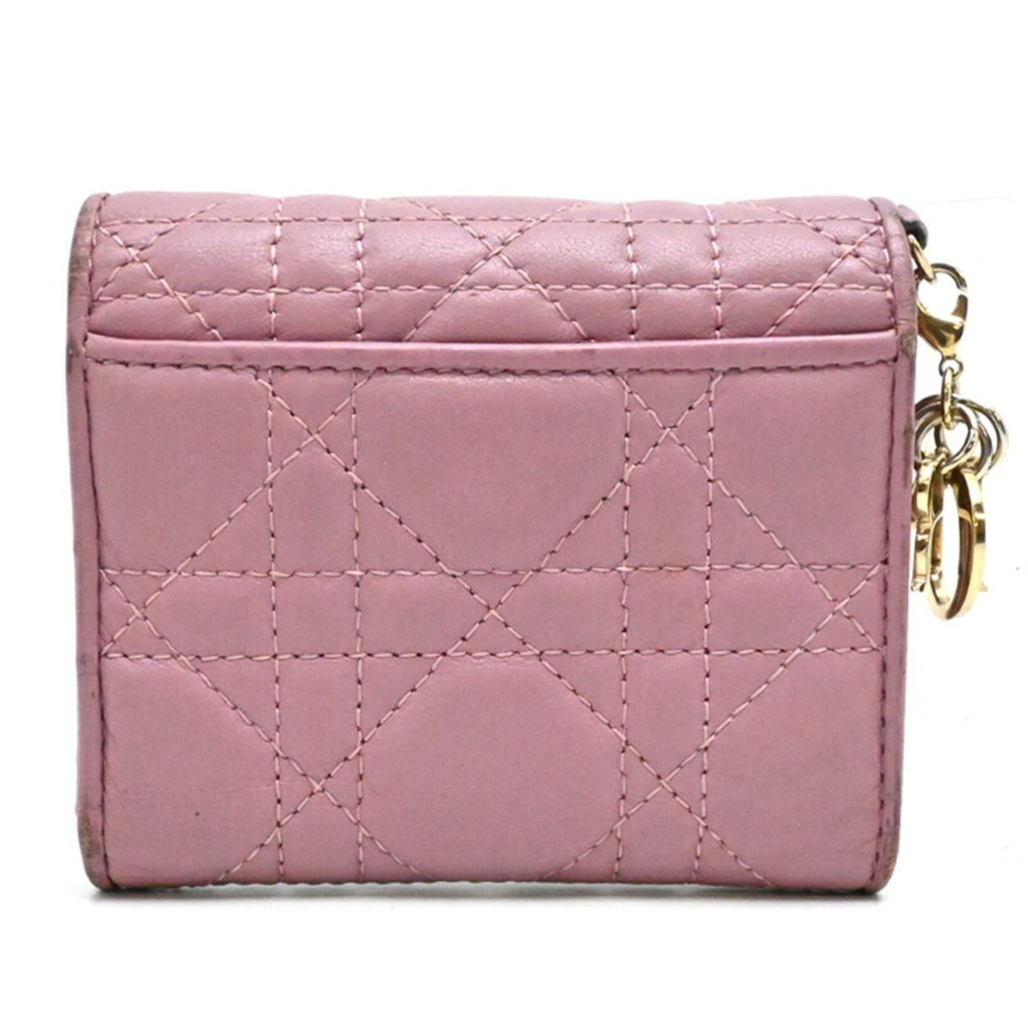 Leather Wallet (Tri-Fold) (Pre-Owned) - Christian Dior - Modalova