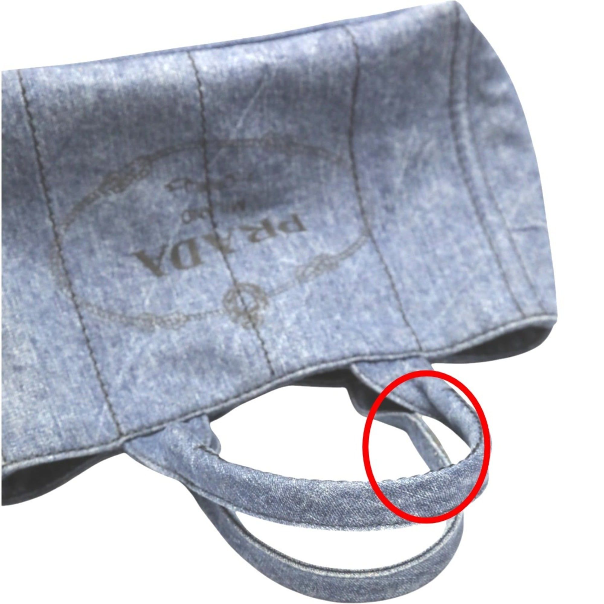 Denim Tote Bag (Pre-Owned) - Prada - Modalova