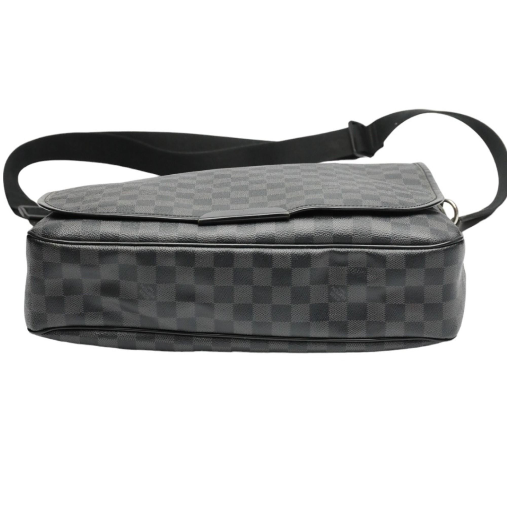 Damier Graphite Leather Shoulder Bag (Pre-Owned) - Louis Vuitton - Modalova