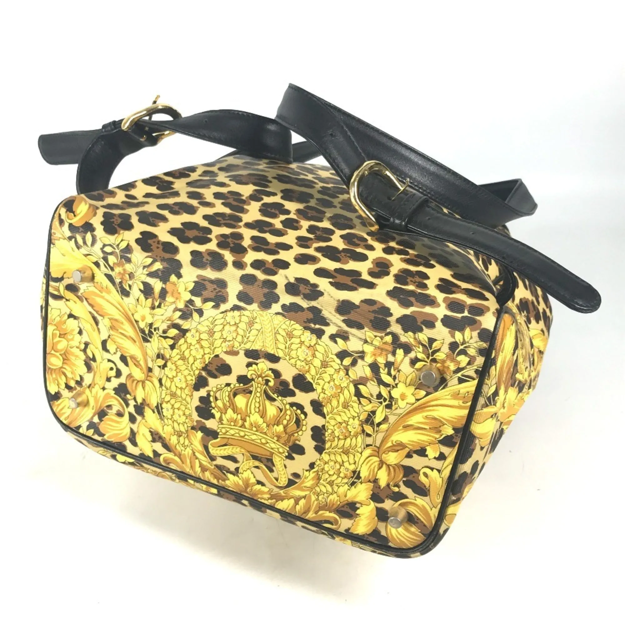 Leather Pvc Backpack (Pre-Owned) - Versace - Modalova