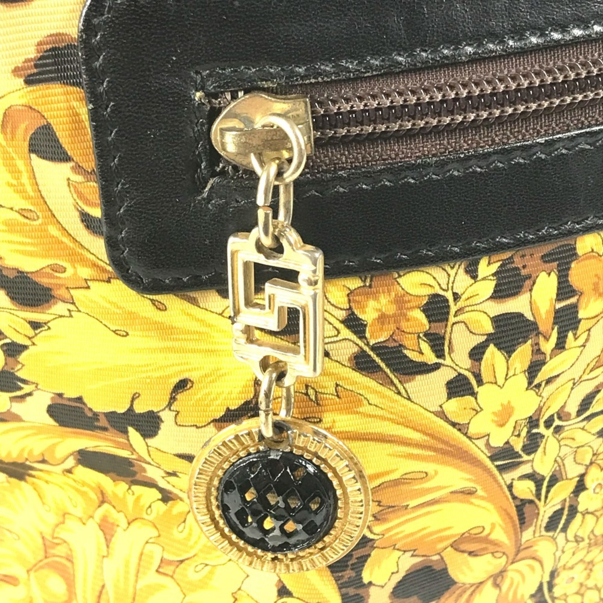 Leather Pvc Backpack (Pre-Owned) - Versace - Modalova