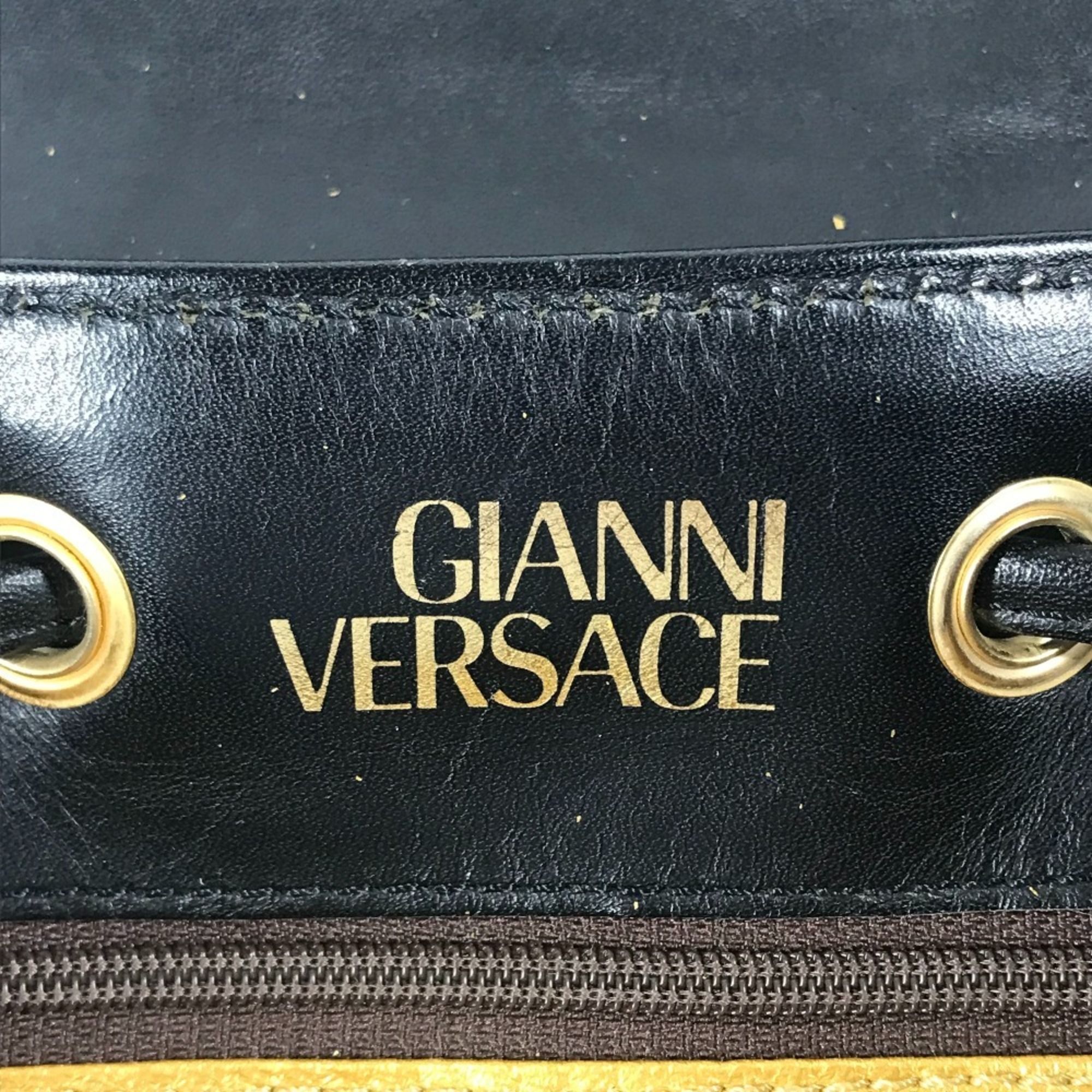 Leather Pvc Backpack (Pre-Owned) - Versace - Modalova