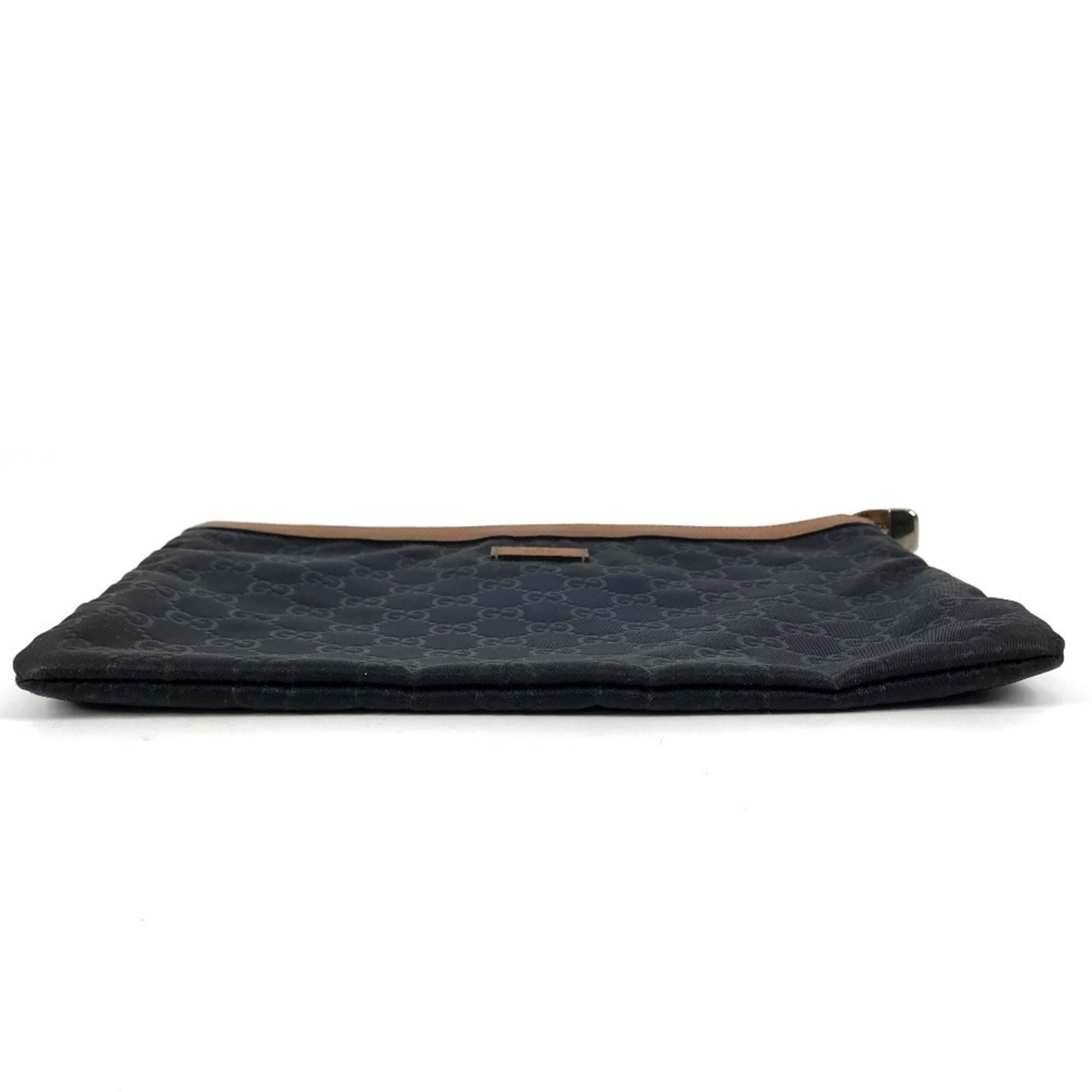 Leather Nylon Clutch Bag (Pre-Owned) - Gucci - Modalova