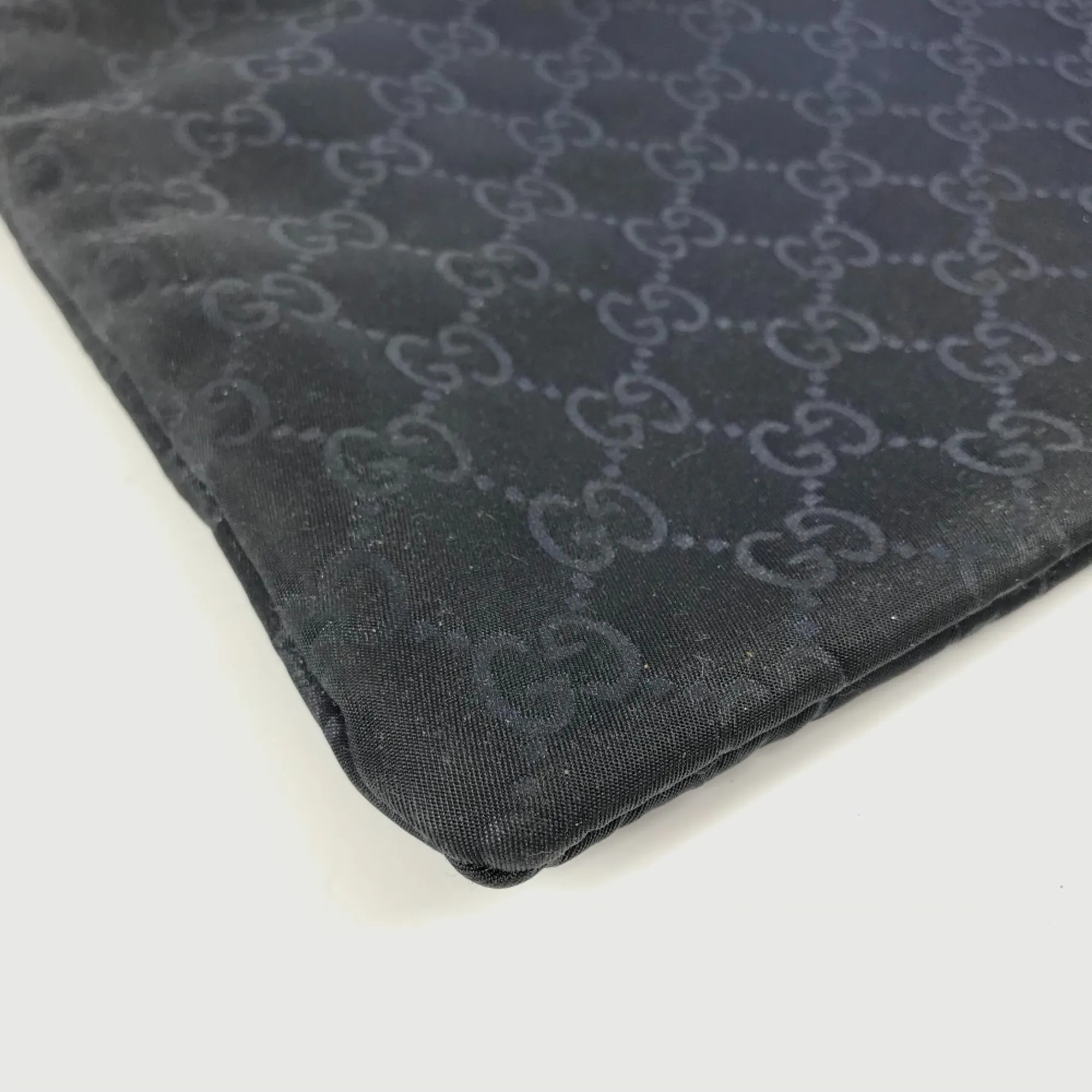 Leather Nylon Clutch Bag (Pre-Owned) - Gucci - Modalova