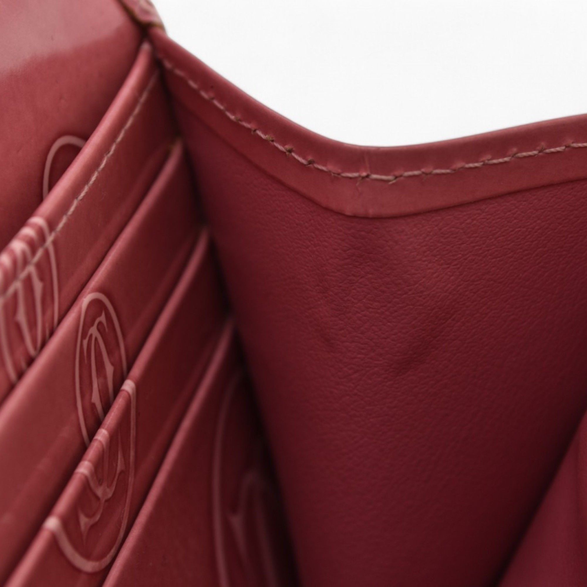 Leather Long Wallet (Bi-Fold) (Pre-Owned) - Cartier - Modalova