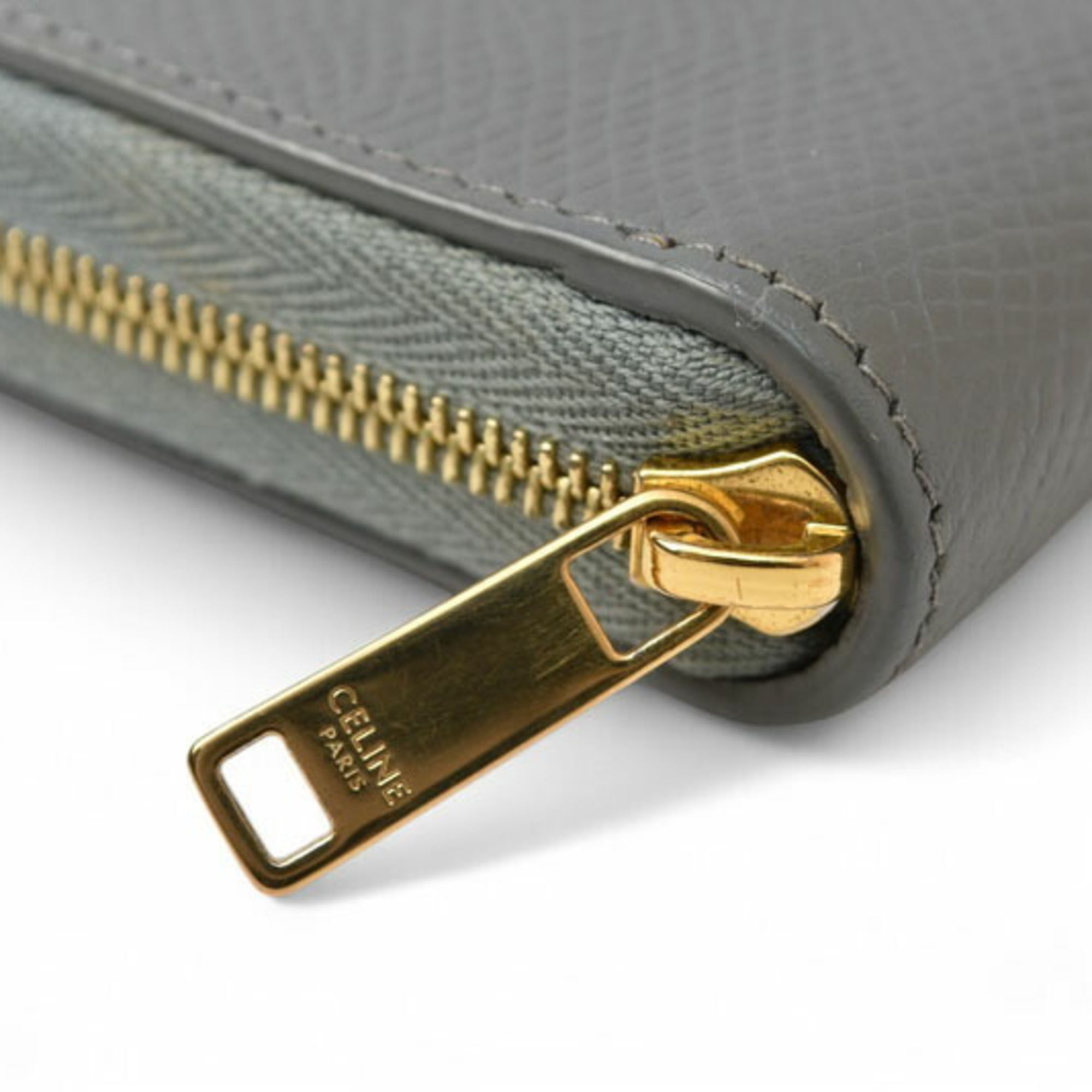 Leather Long Wallet (Bi-Fold) (Pre-Owned) - Celine - Modalova