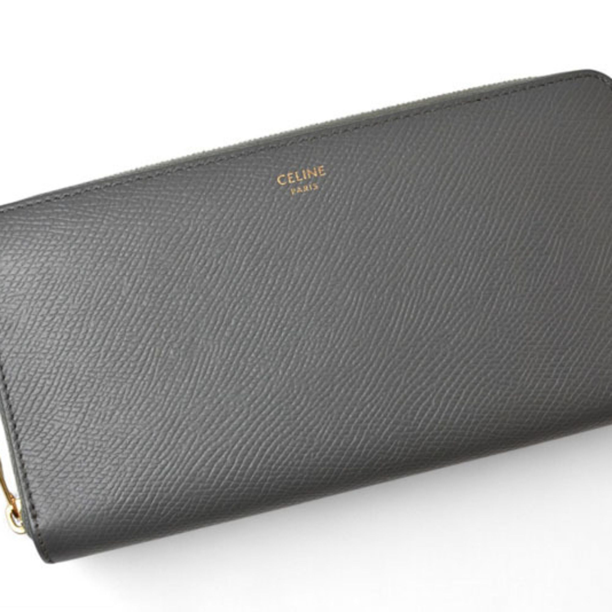 Leather Long Wallet (Bi-Fold) (Pre-Owned) - Celine - Modalova