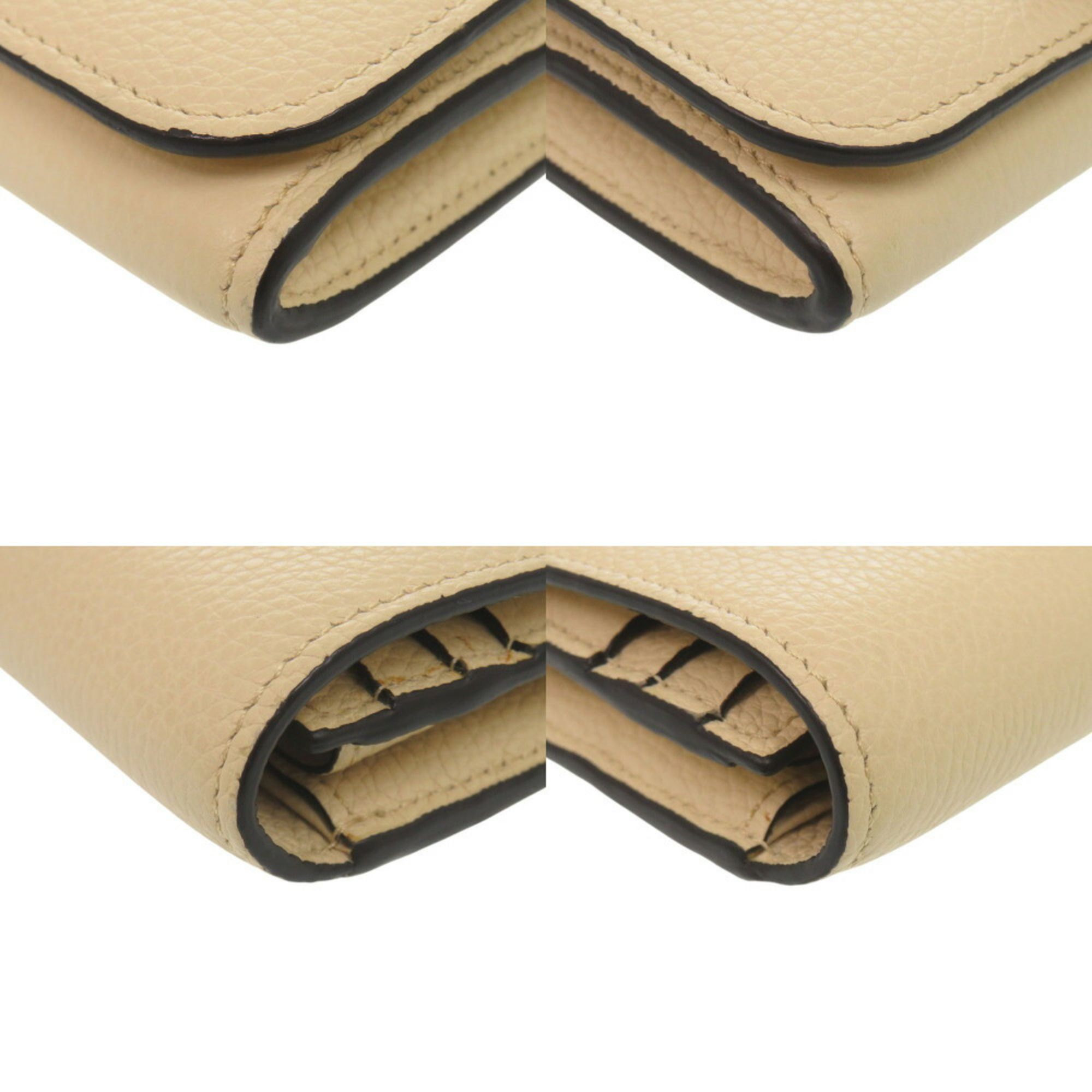 Leather Long Wallet (Bi-Fold) (Pre-Owned) - Chloé - Modalova
