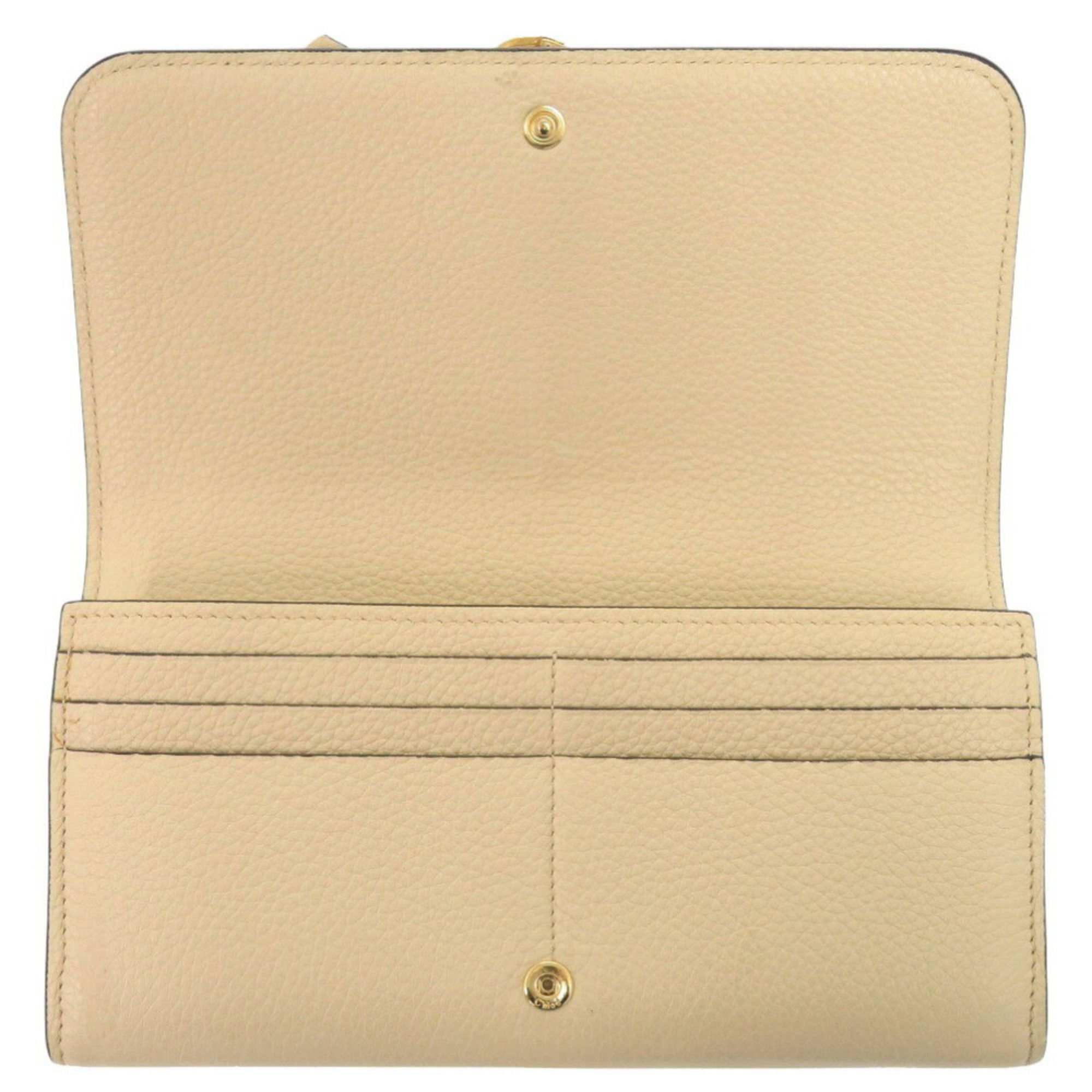 Leather Long Wallet (Bi-Fold) (Pre-Owned) - Chloé - Modalova