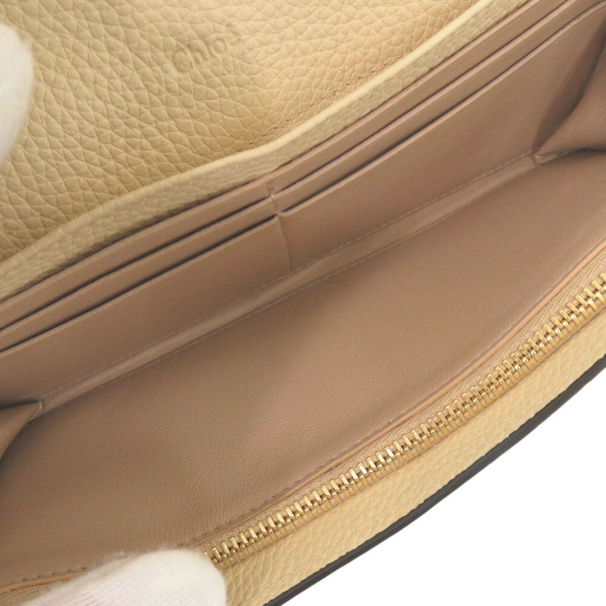 Leather Long Wallet (Bi-Fold) (Pre-Owned) - Chloé - Modalova