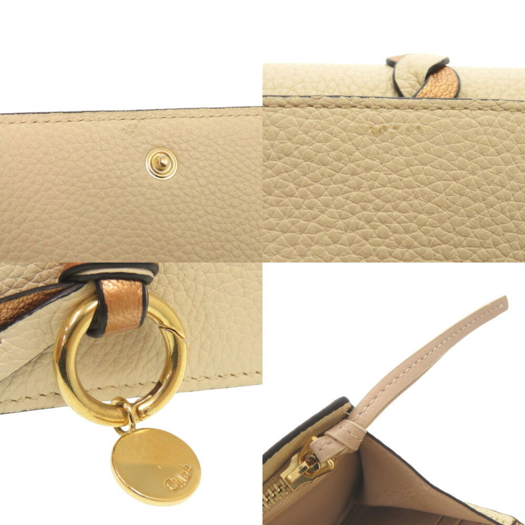 Leather Long Wallet (Bi-Fold) (Pre-Owned) - Chloé - Modalova