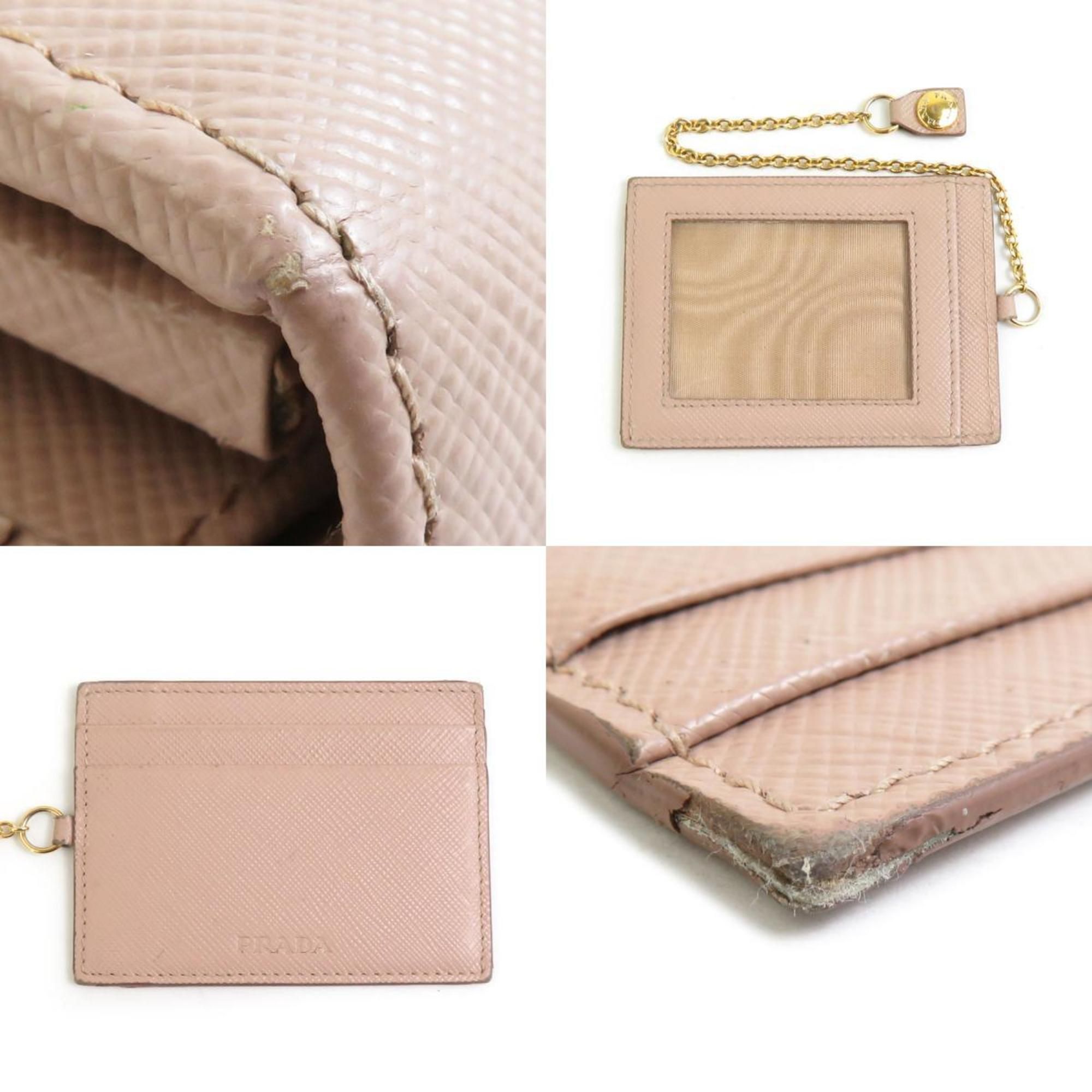 Leather Long Wallet (Bi-Fold) (Pre-Owned) - Prada - Modalova