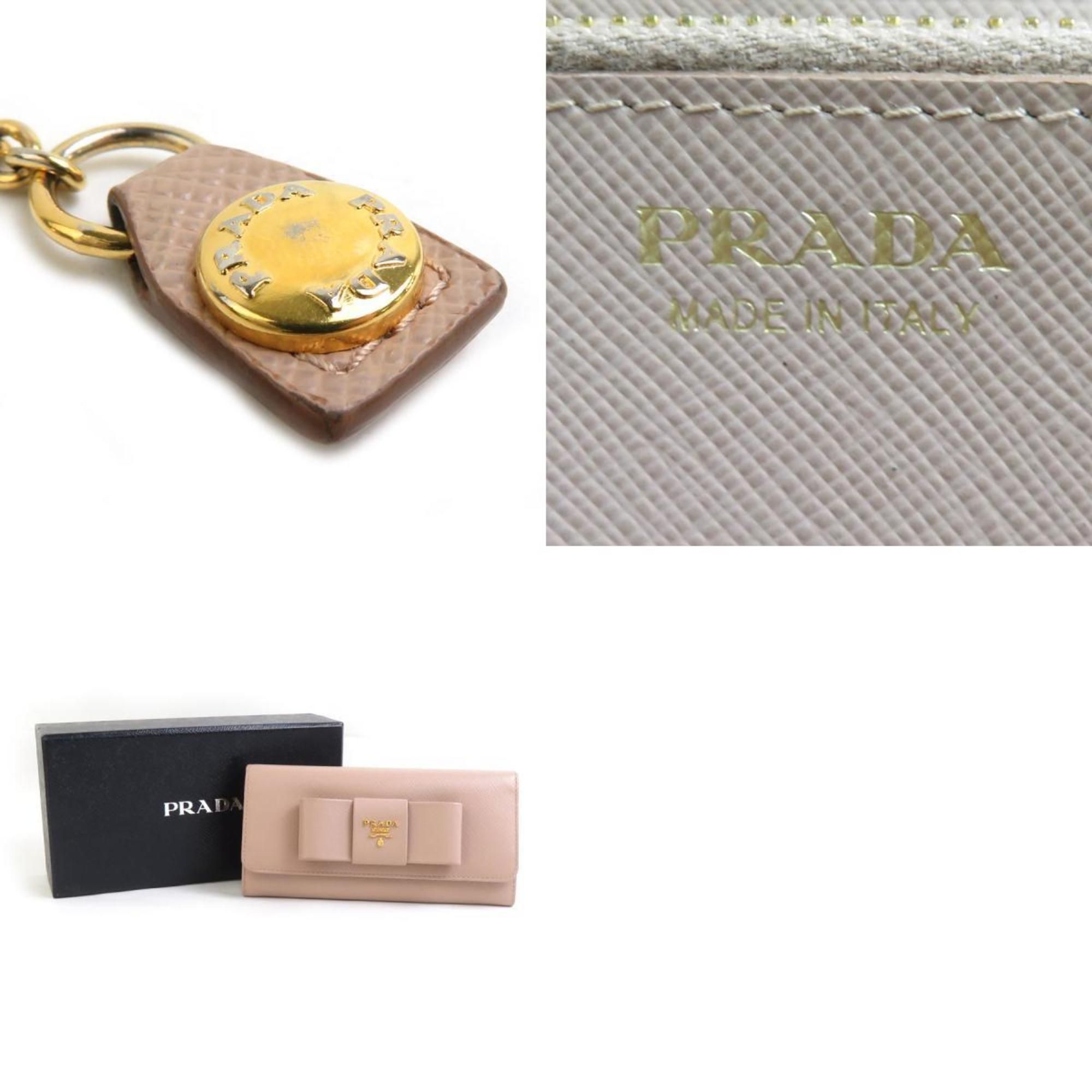 Leather Long Wallet (Bi-Fold) (Pre-Owned) - Prada - Modalova