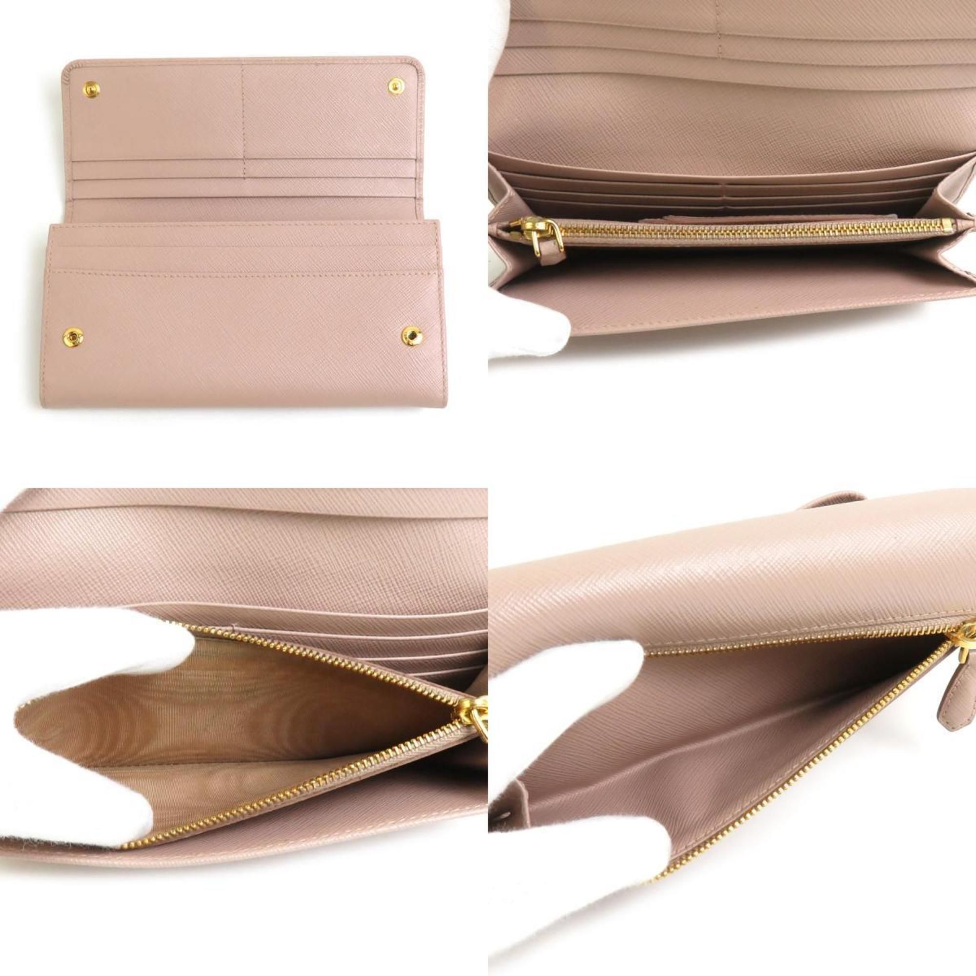 Leather Long Wallet (Bi-Fold) (Pre-Owned) - Prada - Modalova