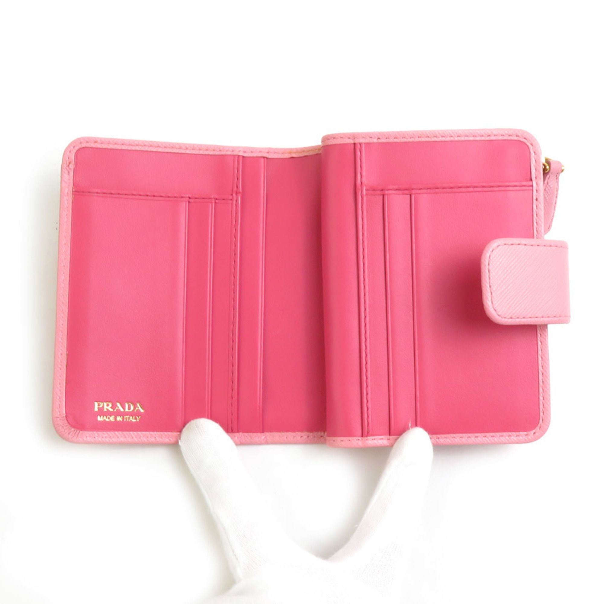 Leather Wallet (Bi-Fold) (Pre-Owned) - Prada - Modalova