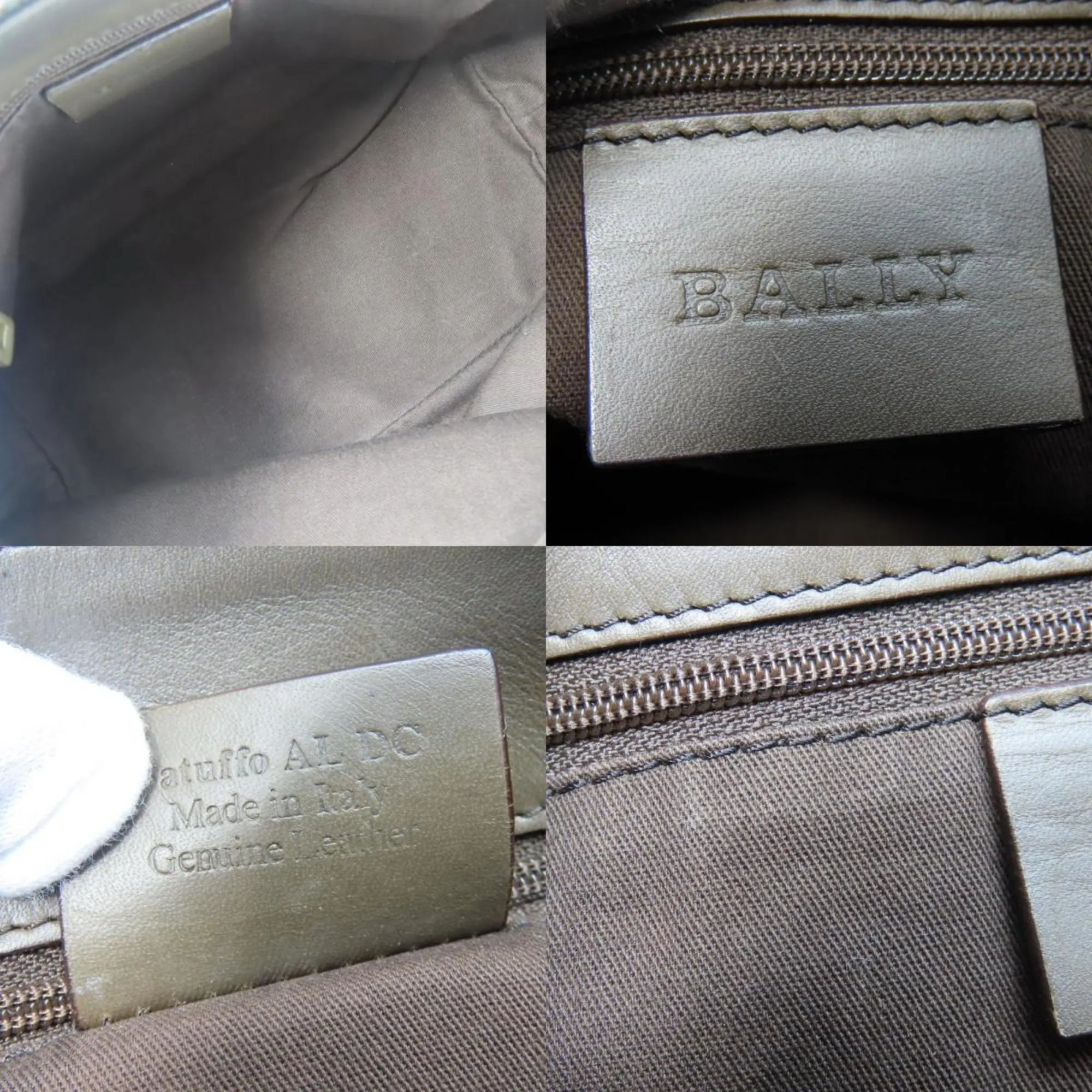 Wool Leather Handbag (Pre-Owned) - Bally - Modalova
