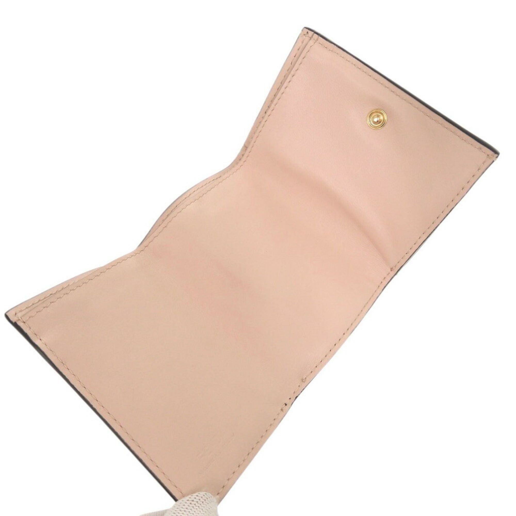 Leather Wallet (Tri-Fold) (Pre-Owned) - Fendi - Modalova