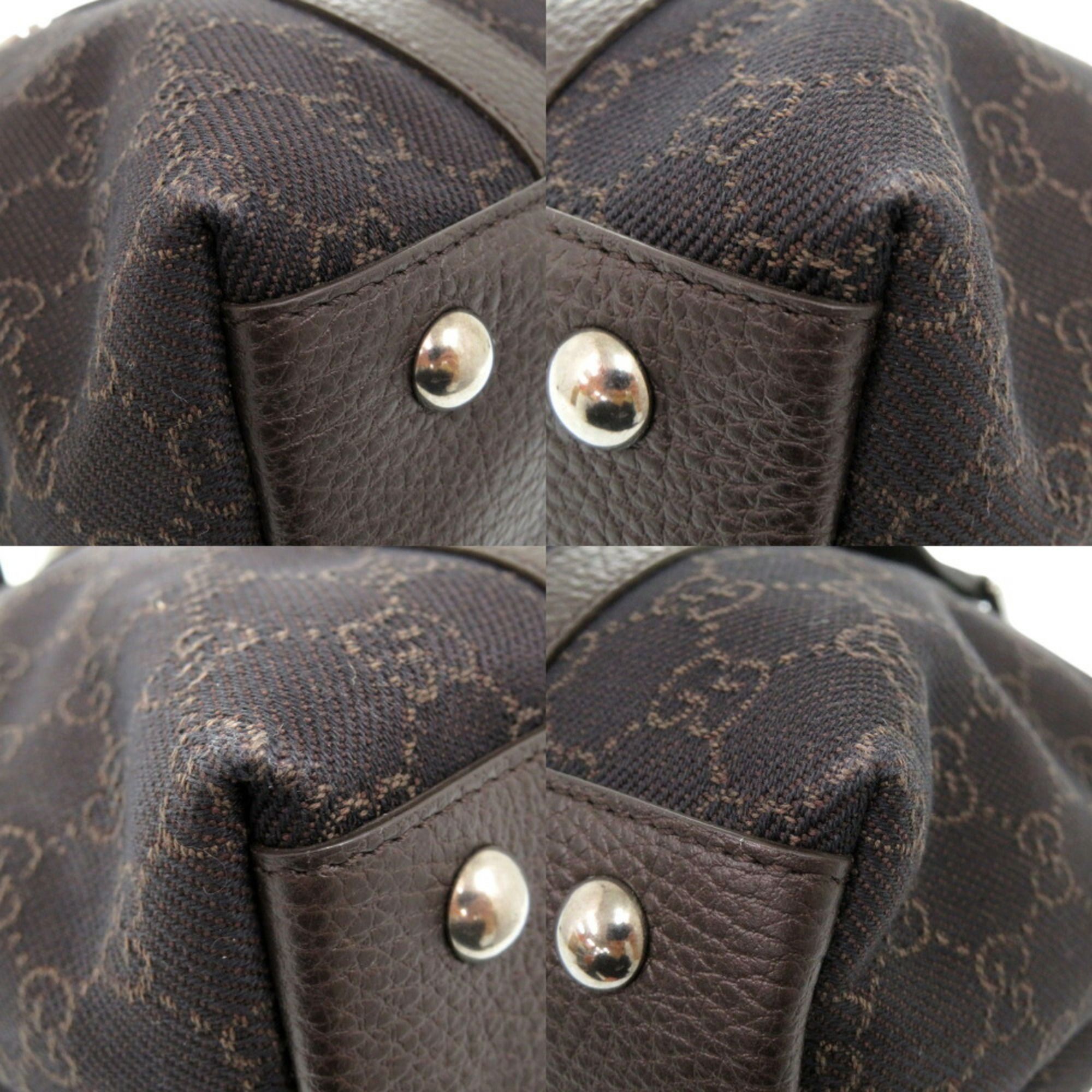 Canvas Leather Tote Bag (Pre-Owned) - Gucci - Modalova