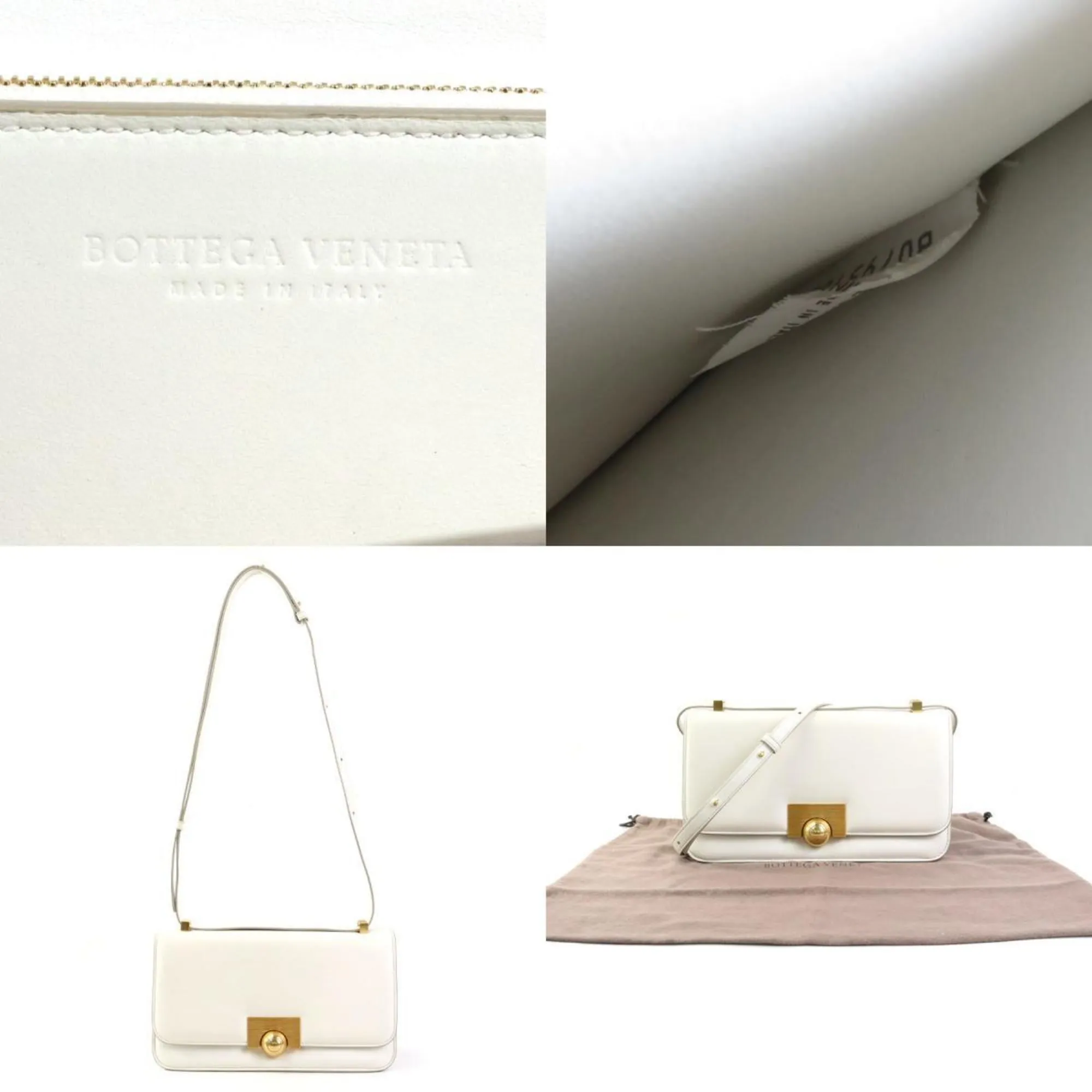 Leather Shoulder Bag (Pre-Owned) - Bottega Veneta - Modalova