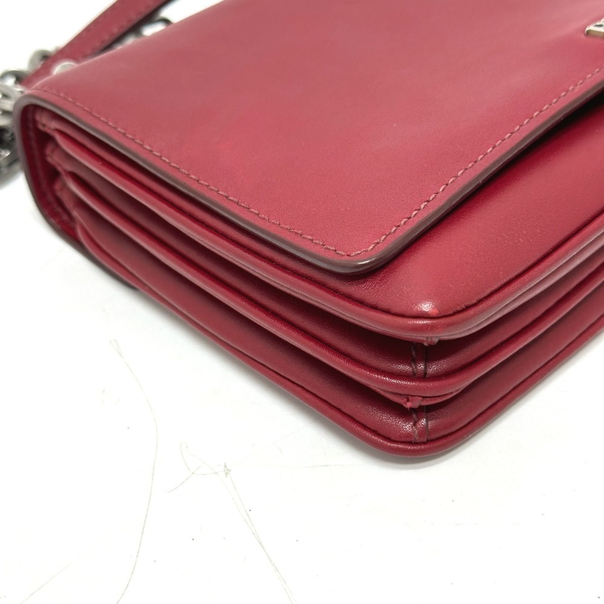 Leather Shoulder Bag (Pre-Owned) - Prada - Modalova