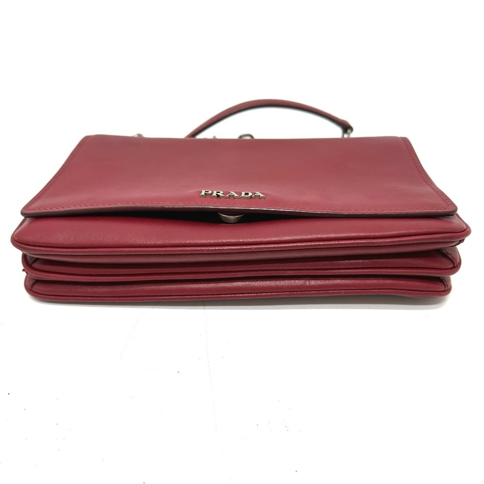 Leather Shoulder Bag (Pre-Owned) - Prada - Modalova