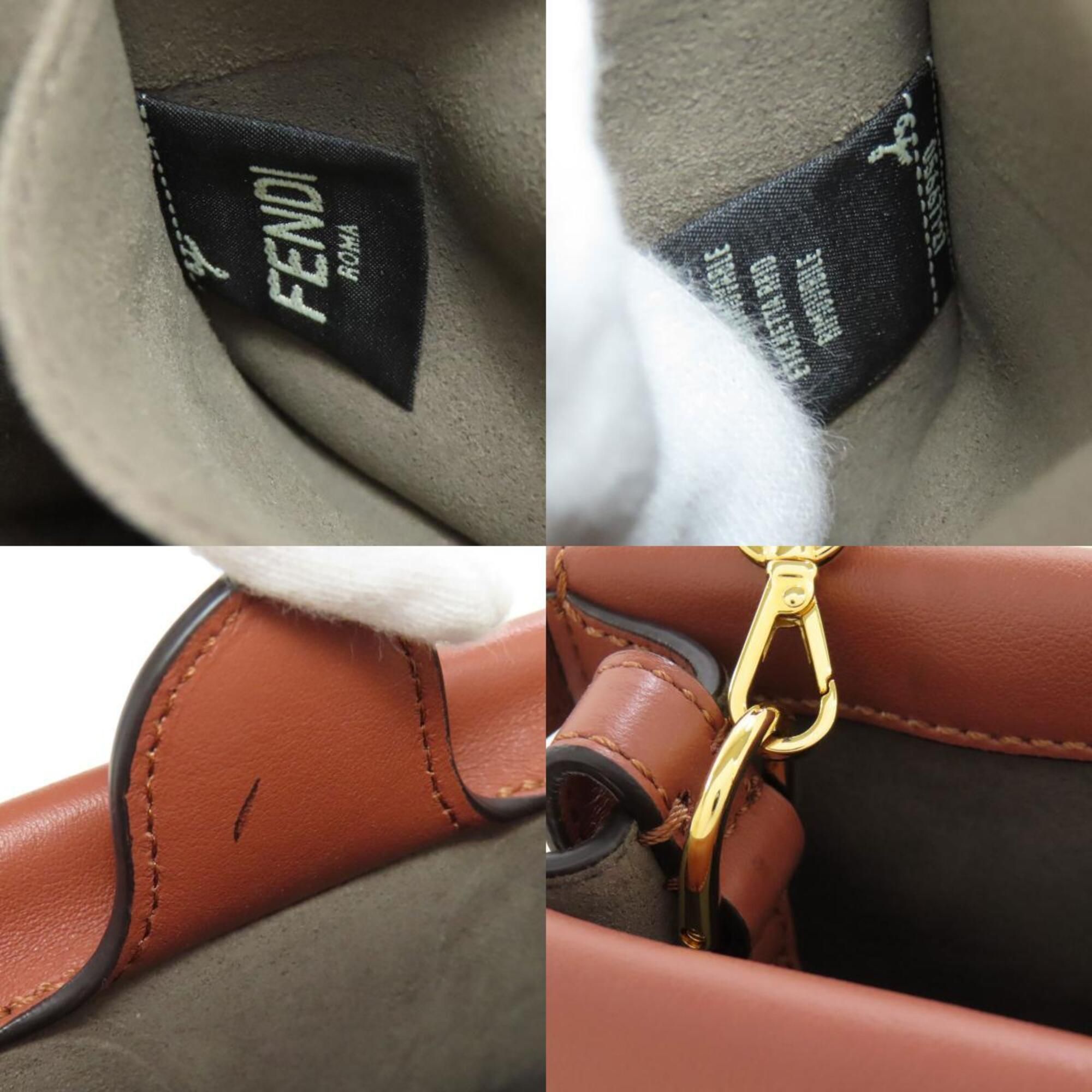 Leather Shoulder Bag (Pre-Owned) - Fendi - Modalova