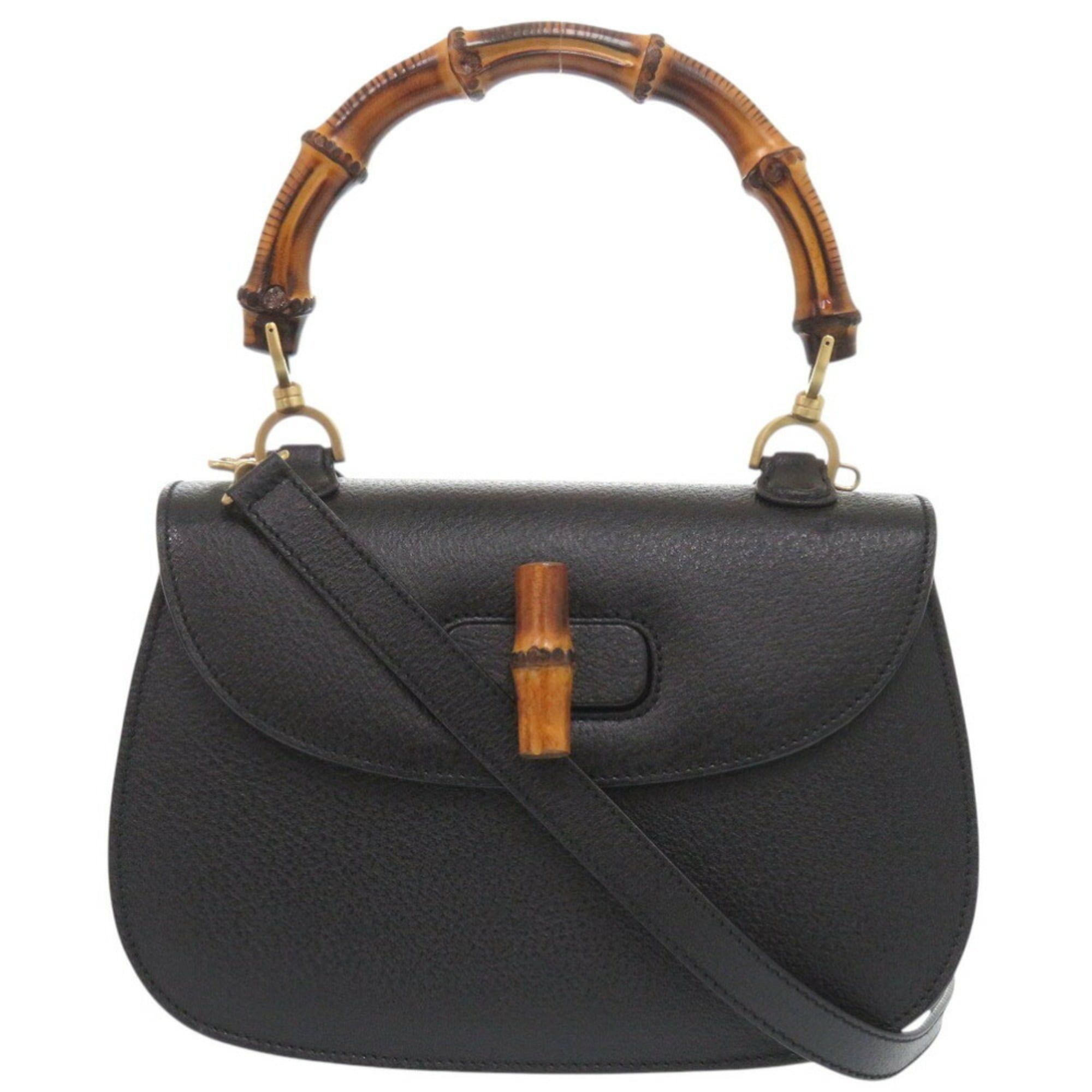 Leather Handbag (Pre-Owned) - Gucci - Modalova