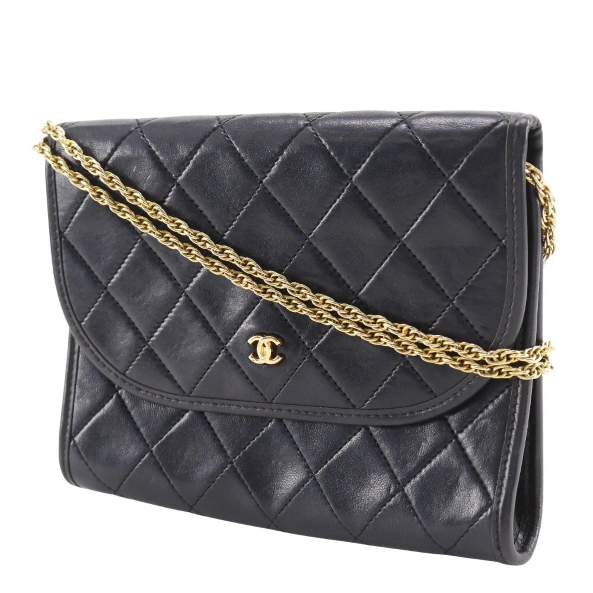 Leather Pochette Shoulder Bag (Pre-Owned) - Chanel - Modalova