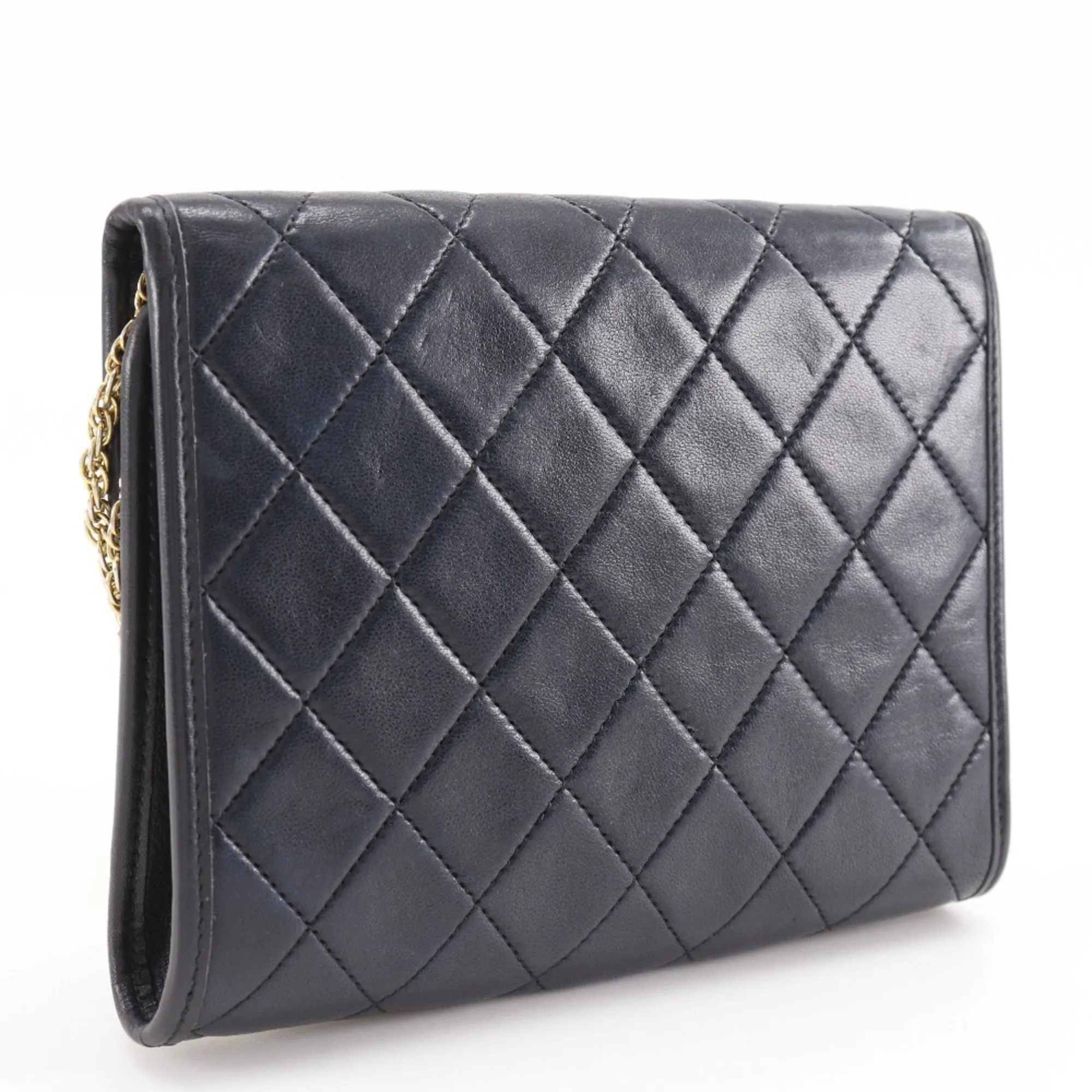 Leather Pochette Shoulder Bag (Pre-Owned) - Chanel - Modalova