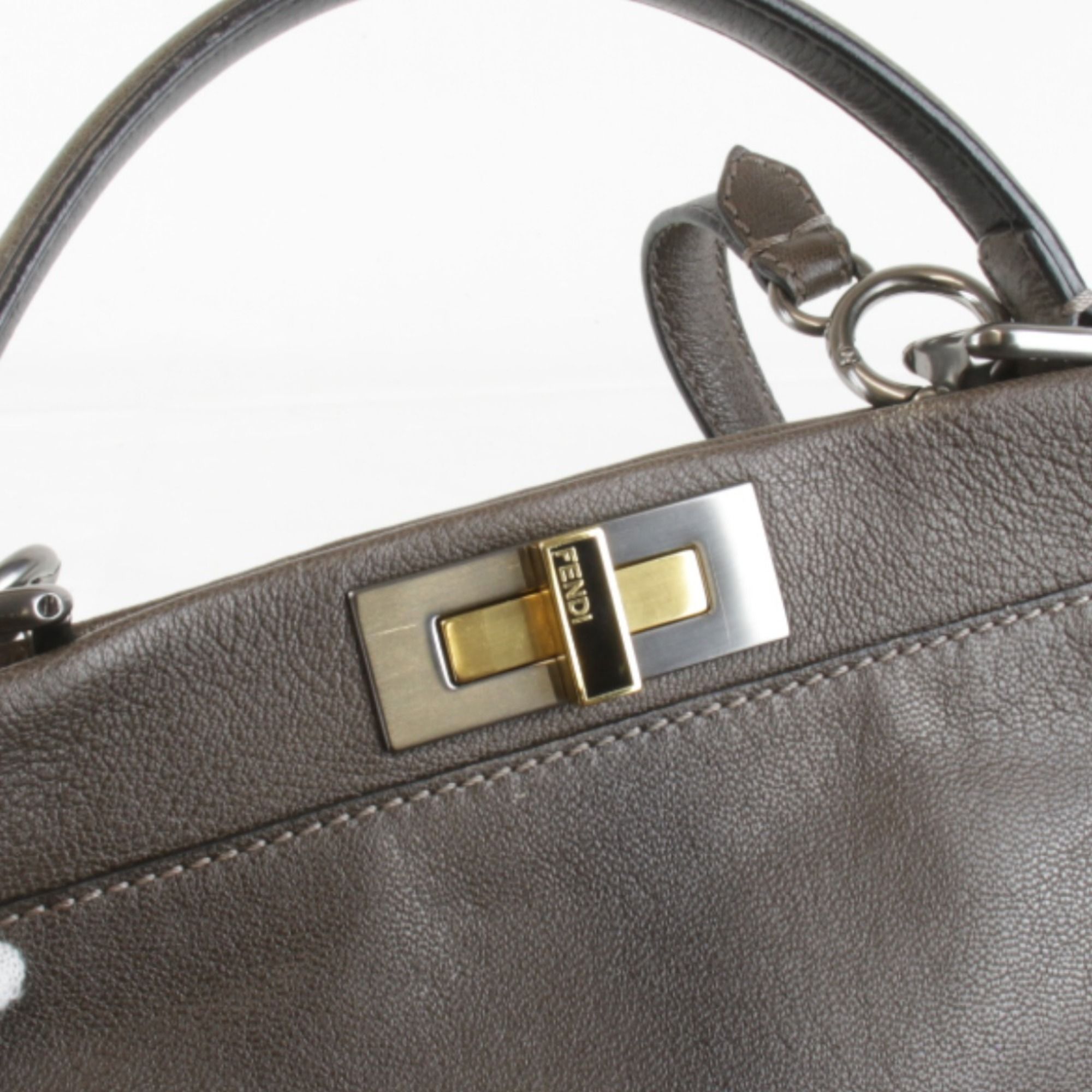 Leather Handbag (Pre-Owned) - Fendi - Modalova
