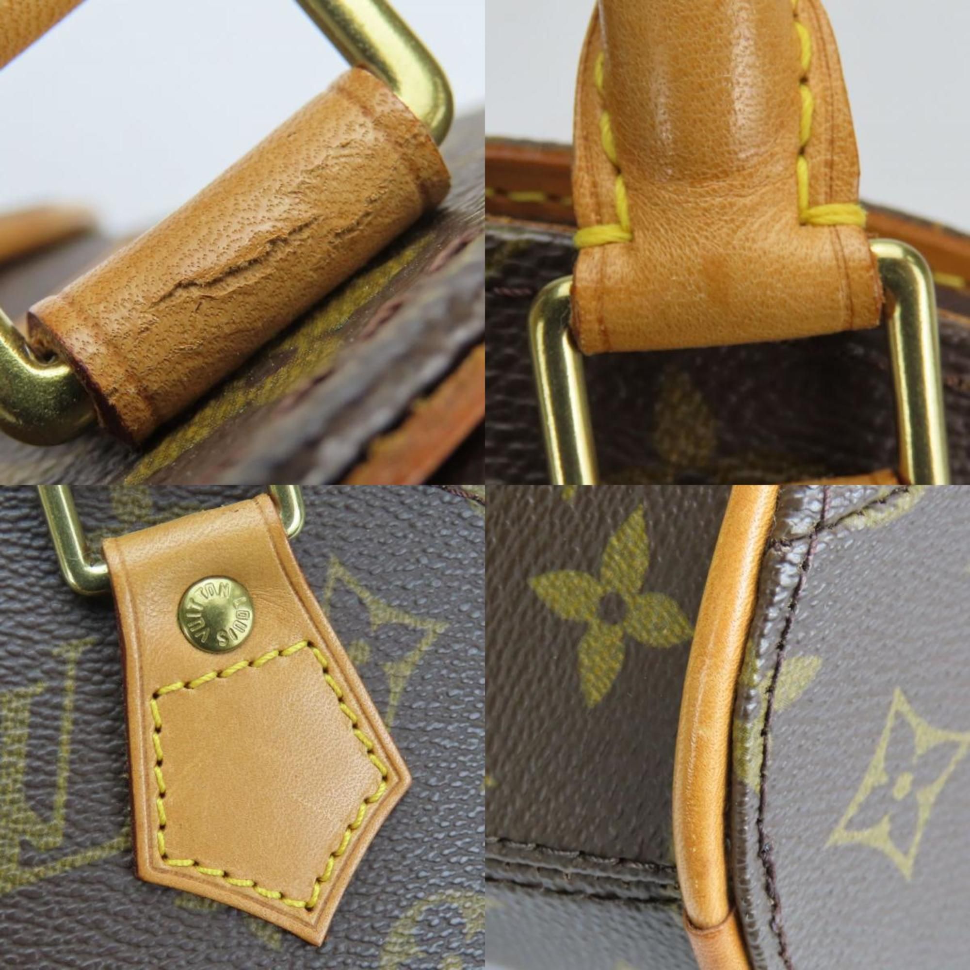 Monogram Leather Handbag (Pre-Owned) - Louis Vuitton - Modalova
