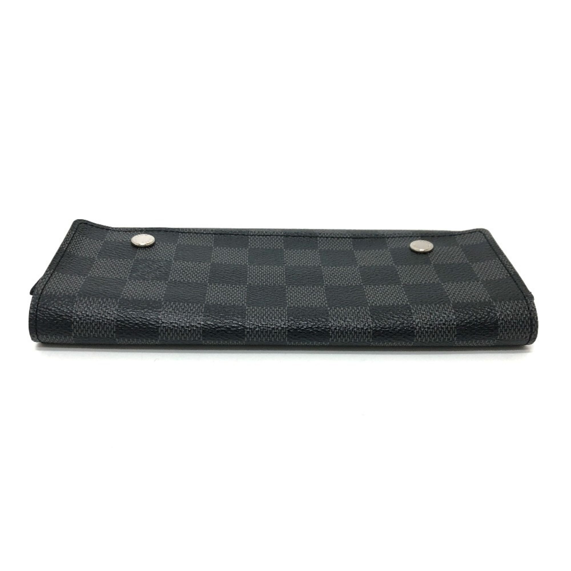 Damier Graphite Long Wallet (Bi-Fold) (Pre-Owned) - Louis Vuitton - Modalova