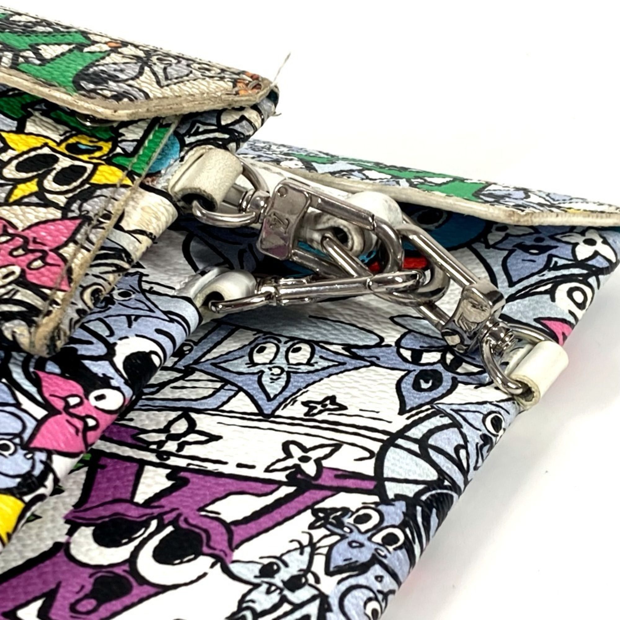 Canvas Leather Clutch Bag (Pre-Owned) - Louis Vuitton - Modalova