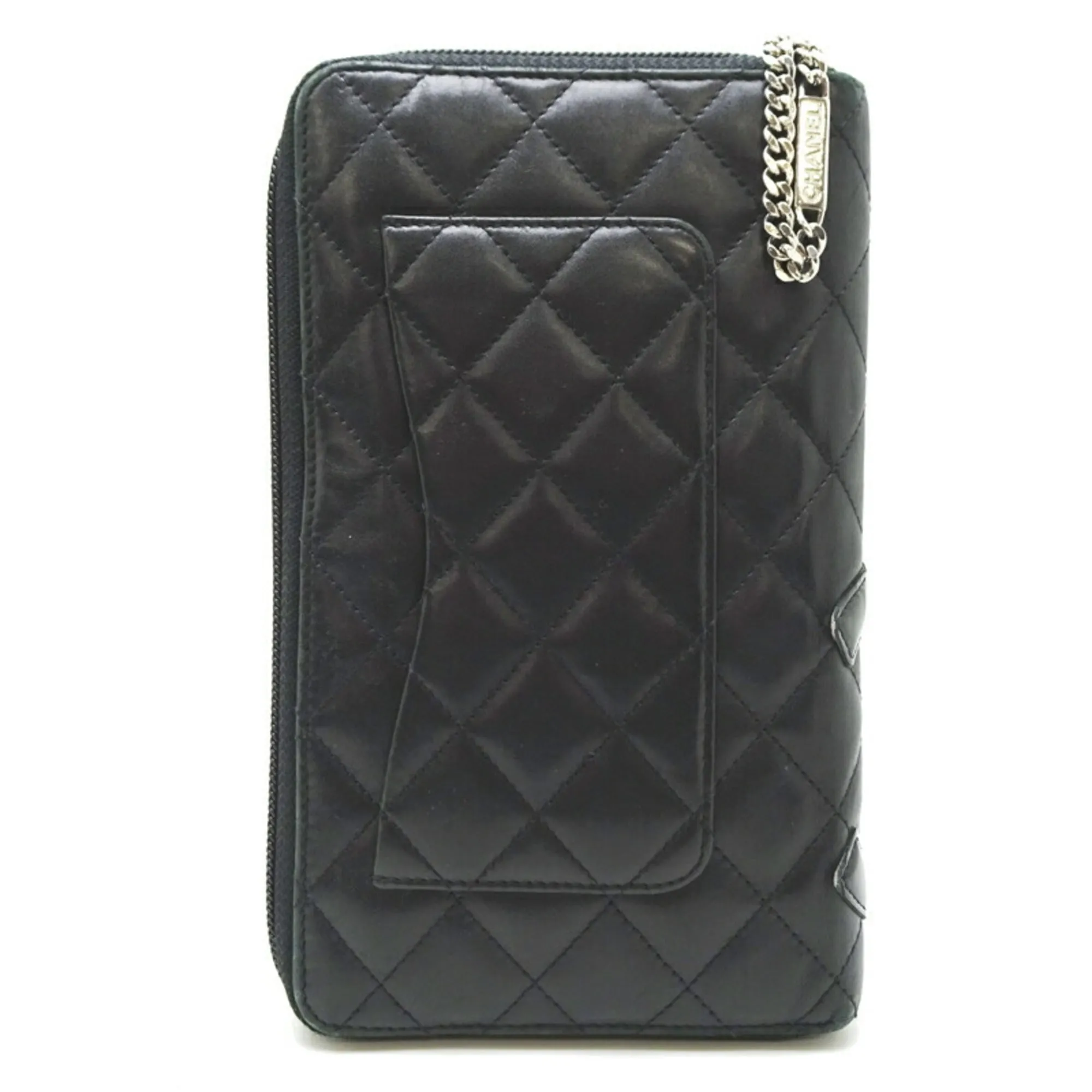 Leather Long Wallet (Bi-Fold) (Pre-Owned) - Chanel - Modalova