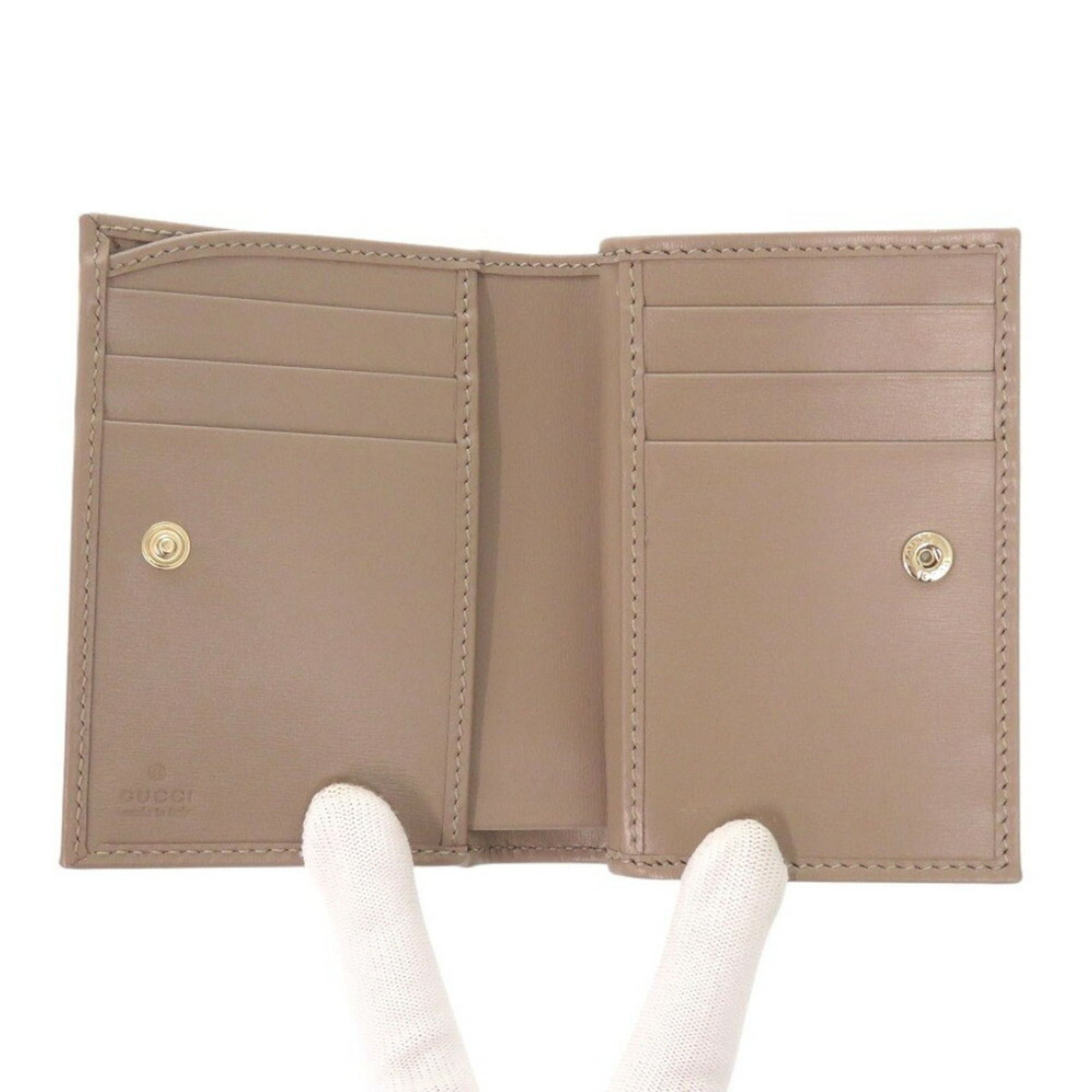 Leather Wallet (Bi-Fold) (Pre-Owned) - Gucci - Modalova