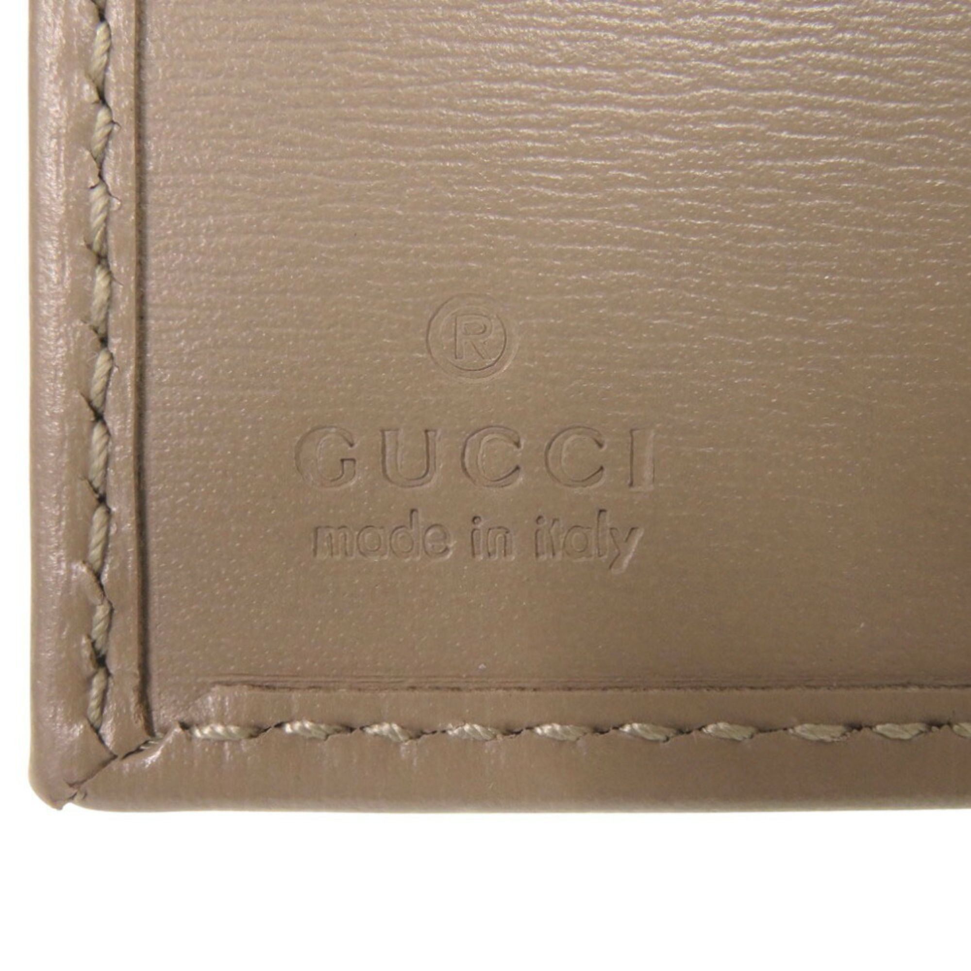 Leather Wallet (Bi-Fold) (Pre-Owned) - Gucci - Modalova