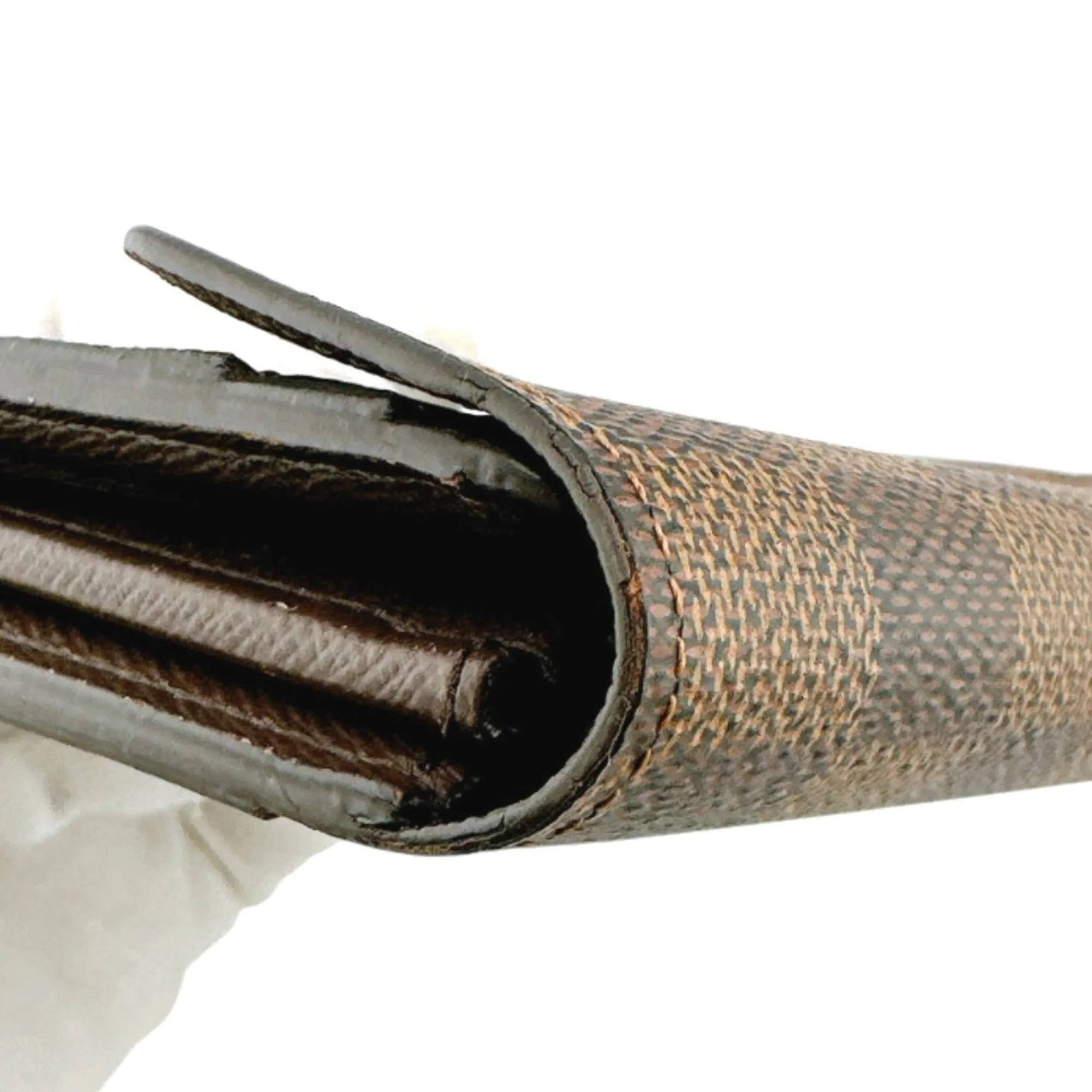 Damier Canvas Long Wallet (Tri-Fold) (Pre-Owned) - Louis Vuitton - Modalova