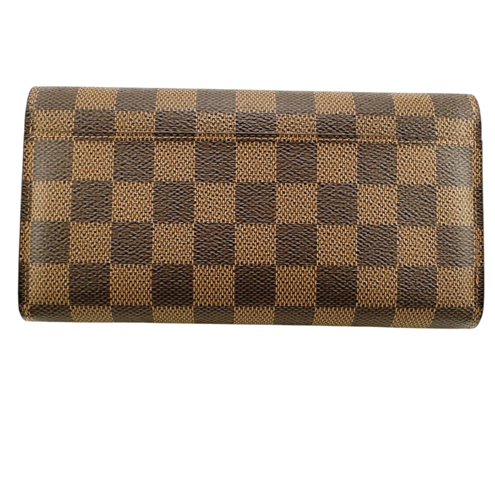 Damier Canvas Long Wallet (Tri-Fold) (Pre-Owned) - Louis Vuitton - Modalova