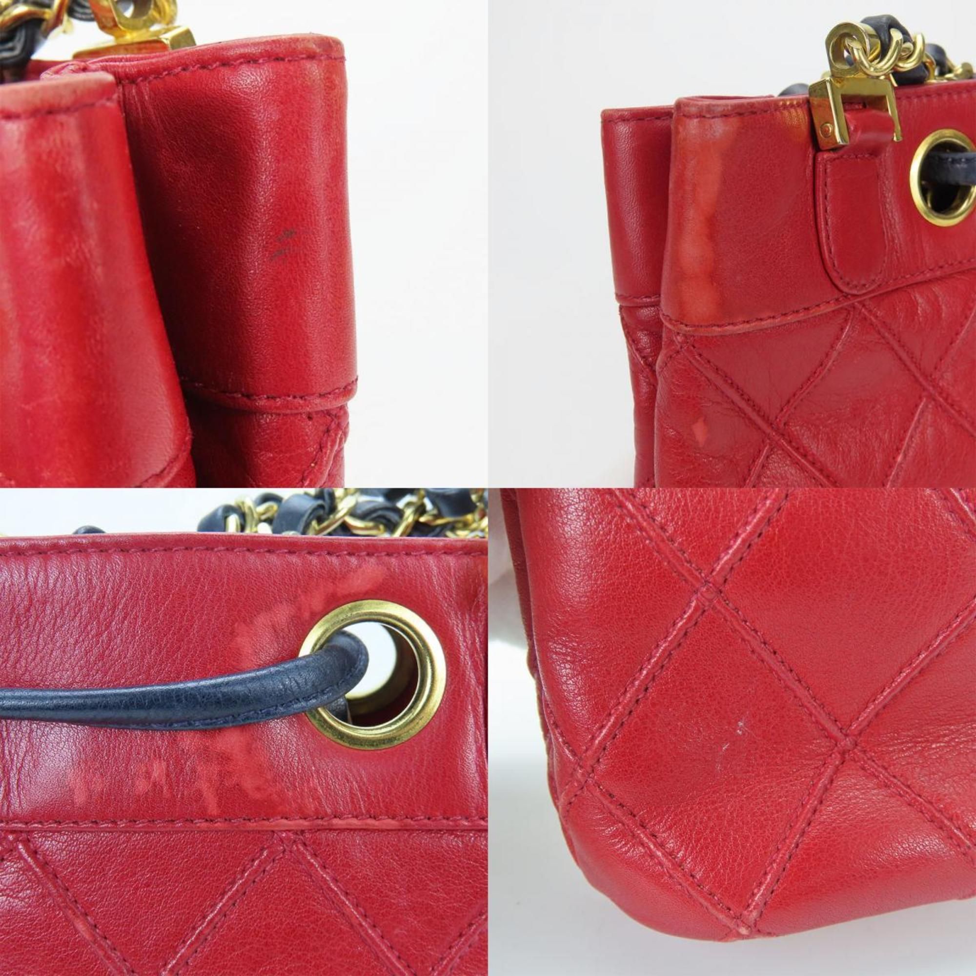 Bicolor Leather Shoulder Bag (Pre-Owned) - Chanel - Modalova