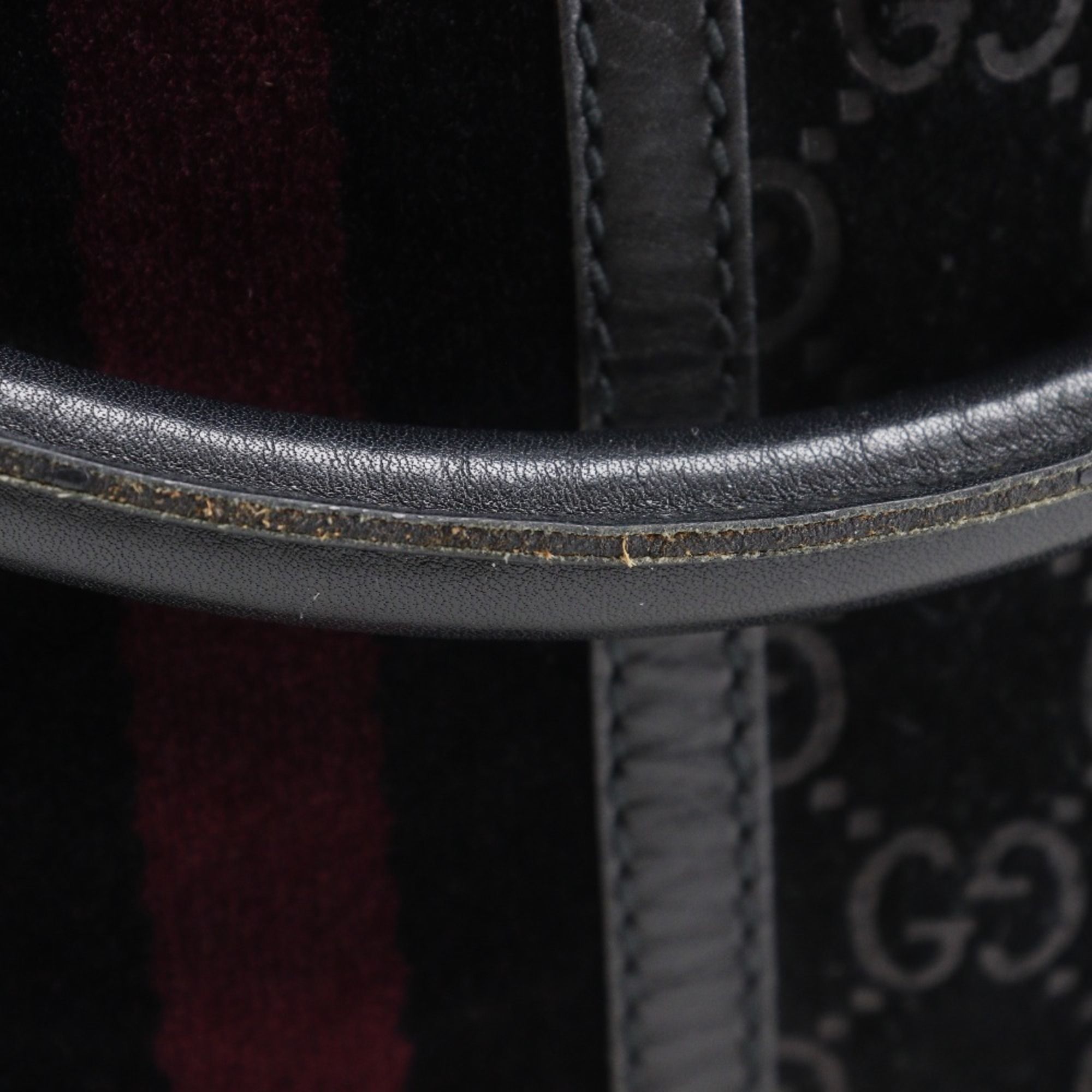 Suede Tote Bag (Pre-Owned) - Gucci - Modalova