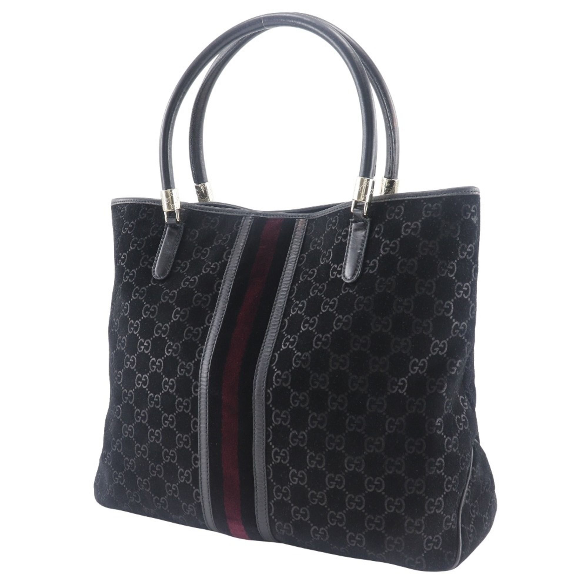 Suede Tote Bag (Pre-Owned) - Gucci - Modalova